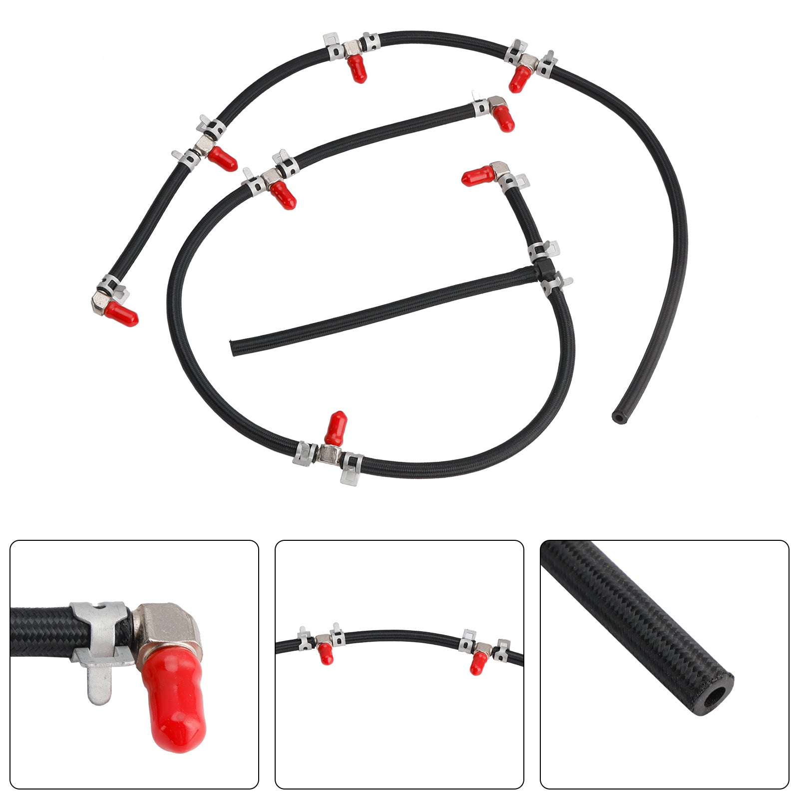 2004-2010 Duramax 6.6L Diesel Truck Engines Fuel Injector Return Line Kit