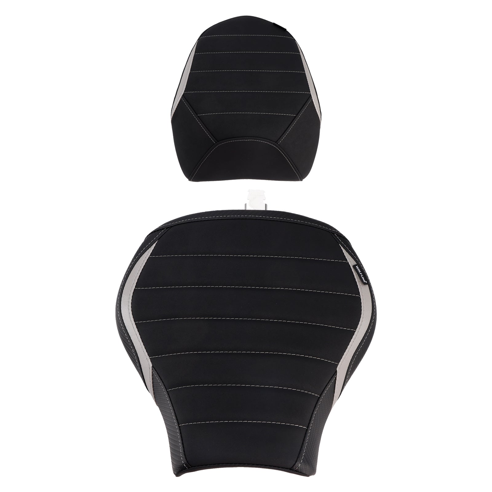 2022-2025 For Kawasaki Ninja H2 Sx Driver&Passenger Seat Kit Rear Cushion Gray