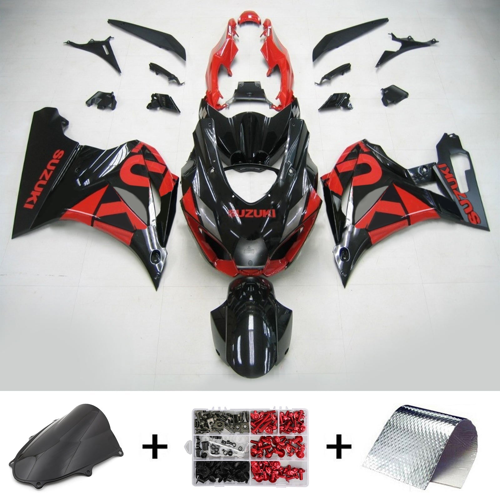 2017-2025 Suzuki GSXR1000 K17 Injection Fairing Kit Bodywork Plastic ABS #101