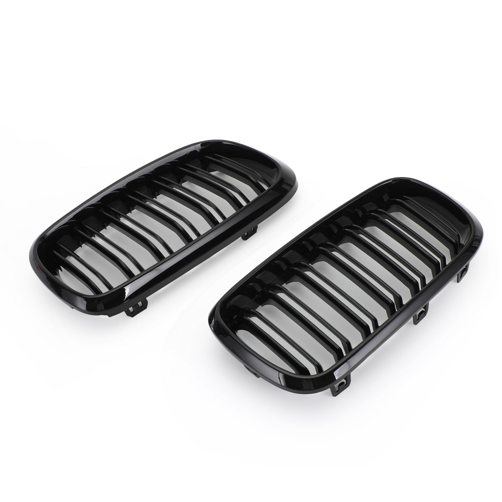 2015-2018 BMW X6M F86 Gloss Black Dual Front Kidney Grille 51118056323