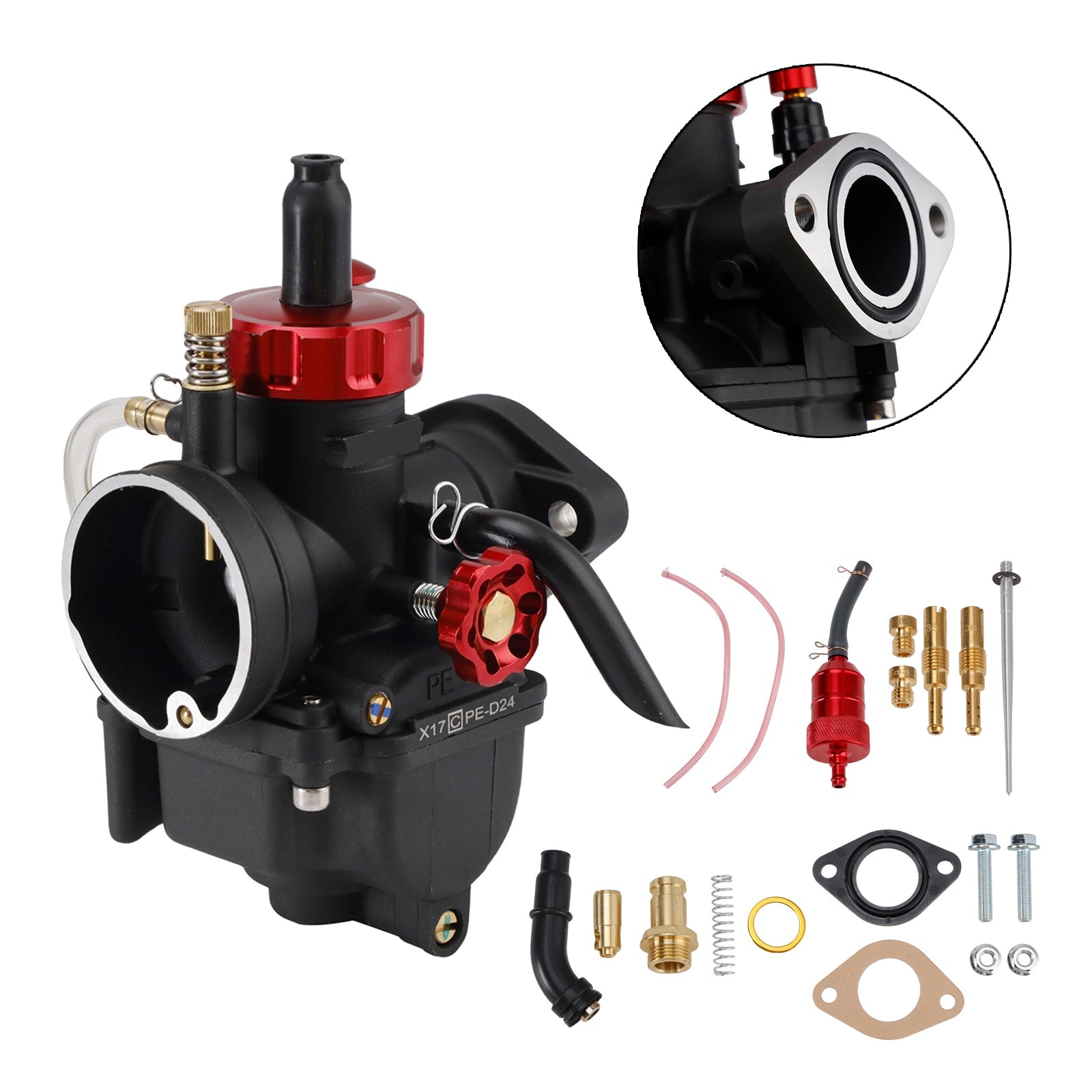 ATV Carburetor Carb 24mm for 140cc-150cc Motorcycle dirt bike Go karts