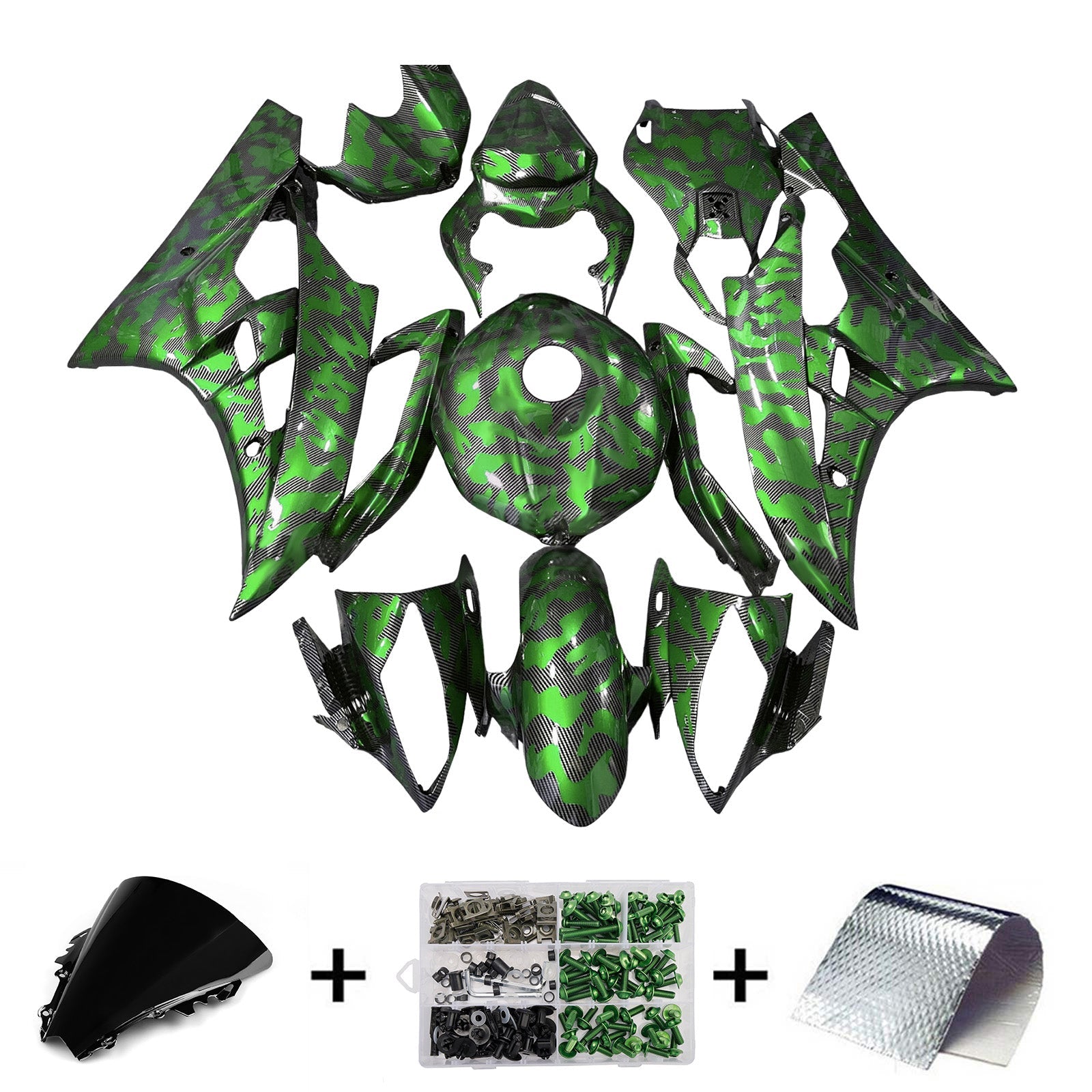 Injection Fairing Kit Bodywork Plastic ABS For Yamaha YZFR6 YZF-R6 2006-2007
