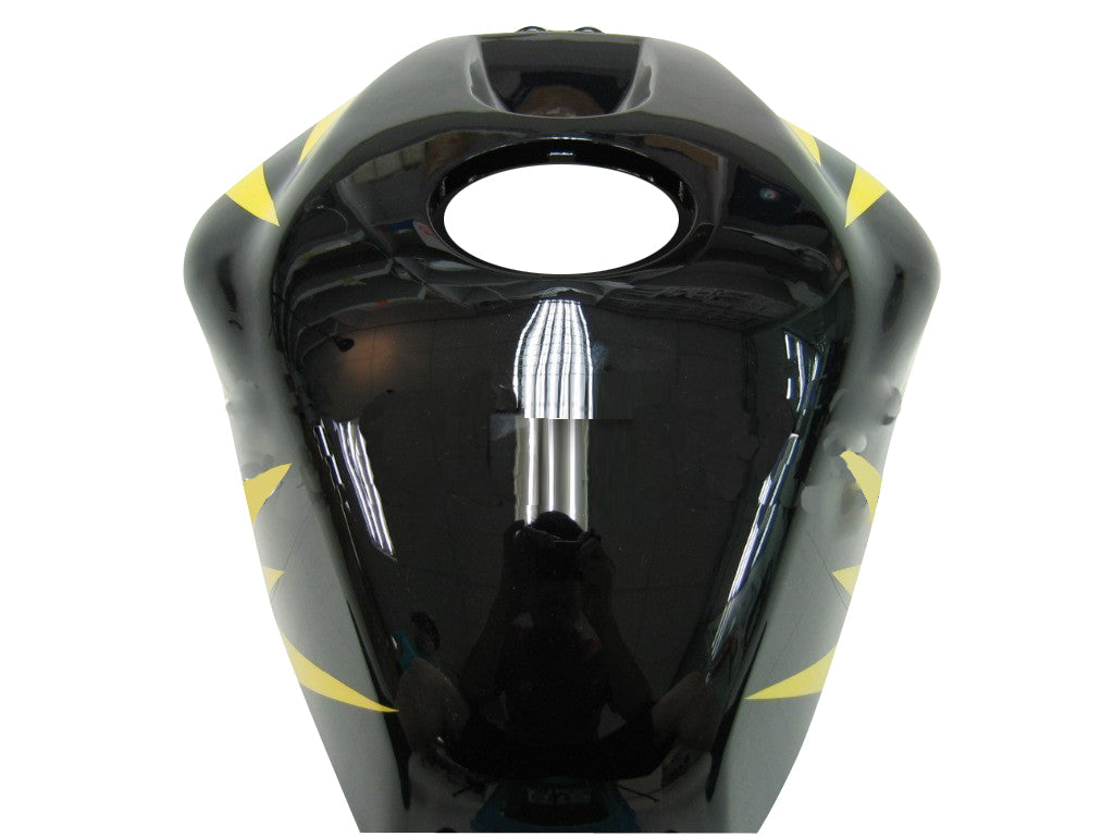 2005-2006 Honda CBR 600 RR Black & Yellow Tribal Racing Fairings Generic