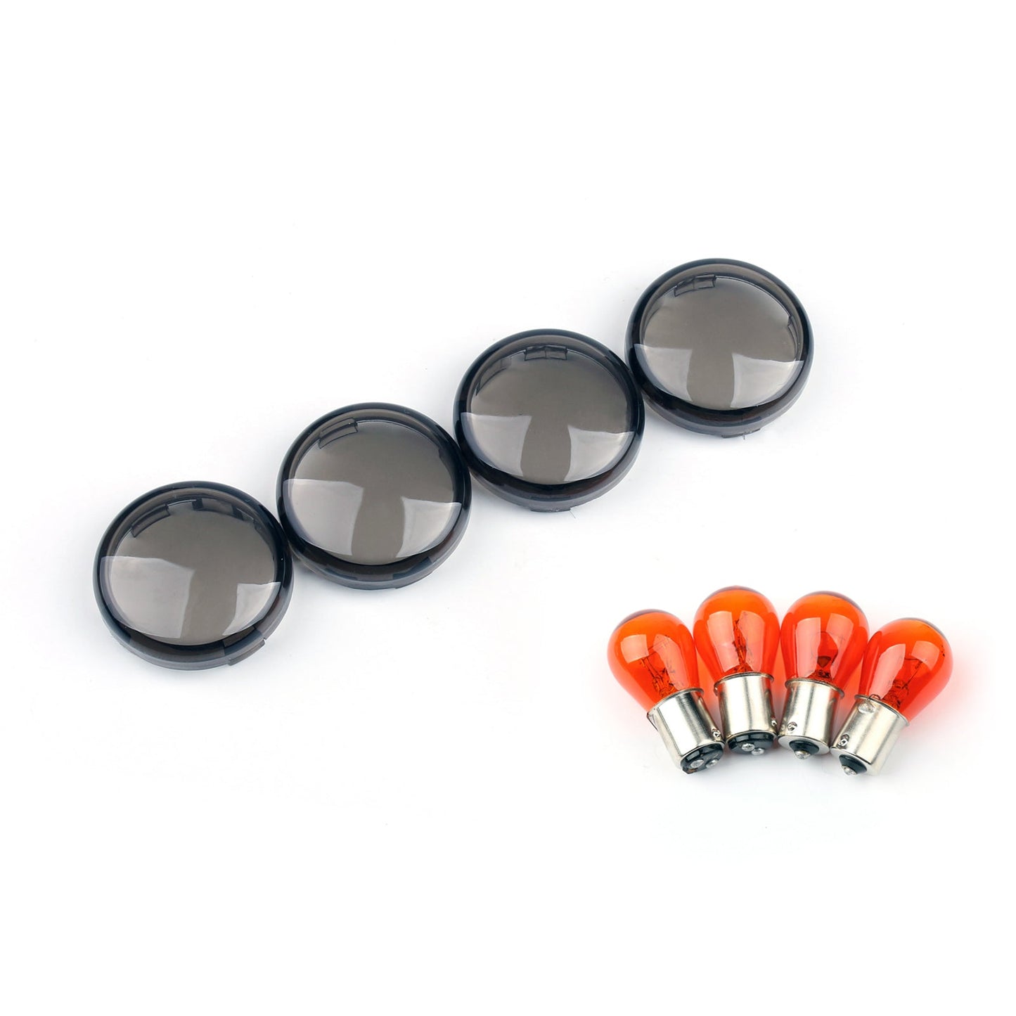 02 Harley Softail Dyna Sportsters &Up 4x Turn Signal Lens For Bulbs For