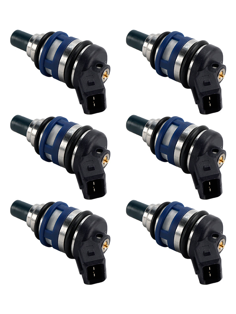 1989-1996 Nissan 300ZX Z32 3.0L TURBO V6 6Pcs Fuel Injector 16600-40P07