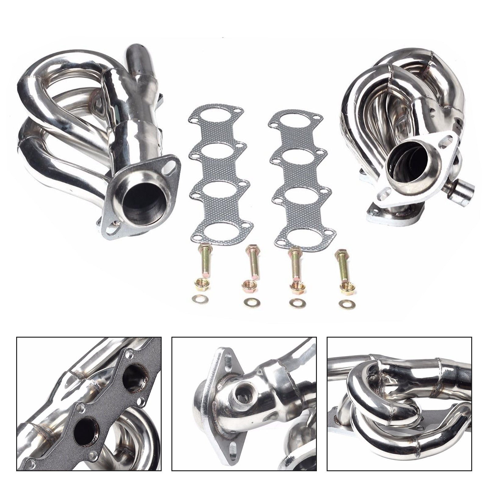 Tubular Shorty Exhaust Header Manifold Fit for Ford Expedition 1997-2002 Fit F150