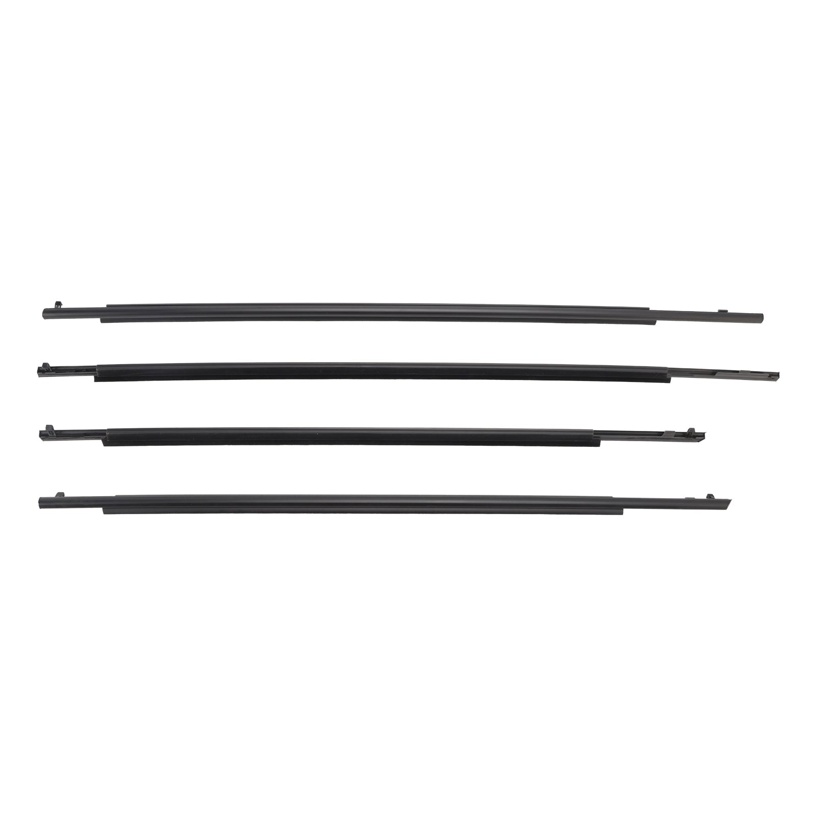 2010-2015 Toyota Prius 4PCS Door Glass Belt Outer Molding Weatherstrip