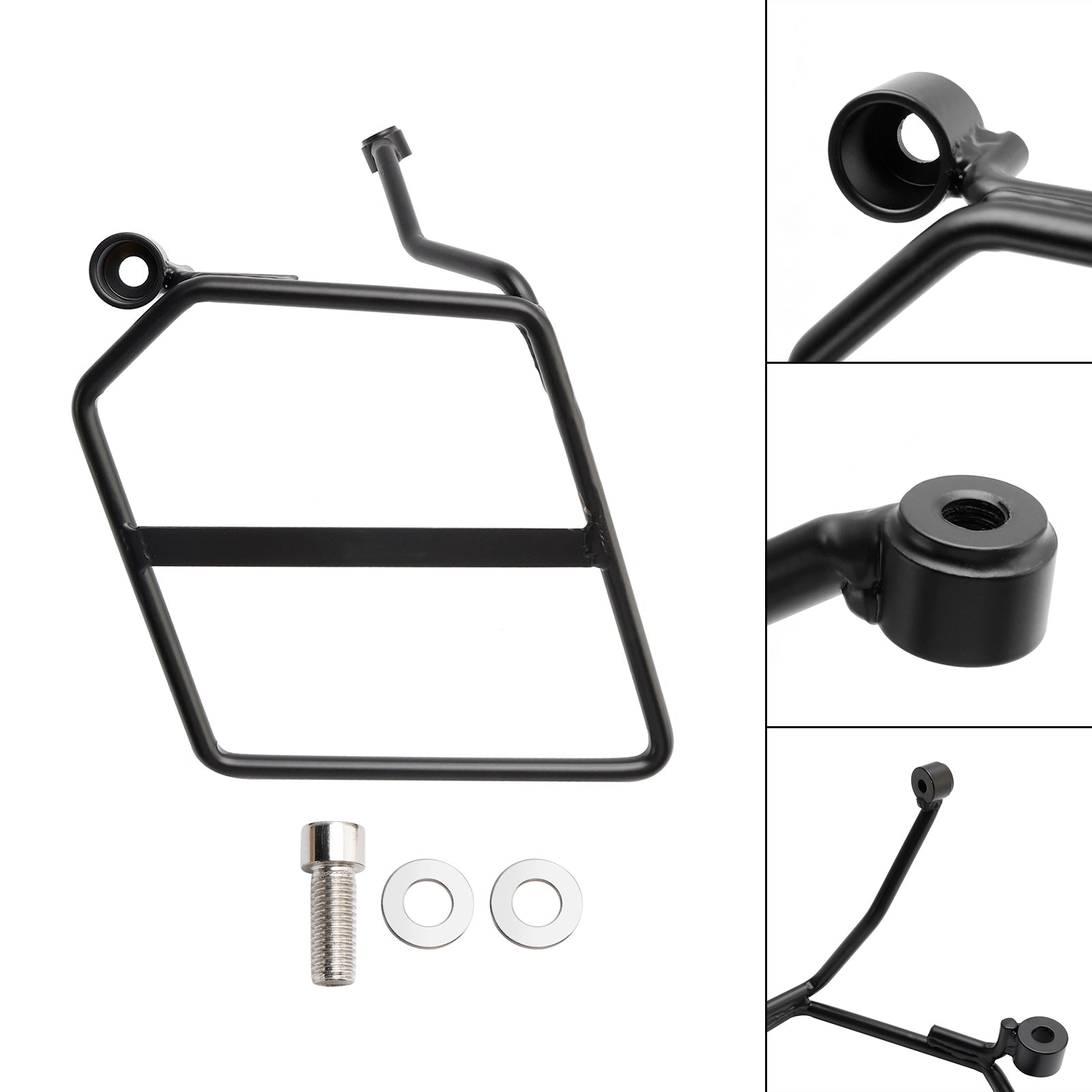 2018-2024 Honda Monkey 125 Luggage Rack Side Saddle Bag Mount Bracket Left Black