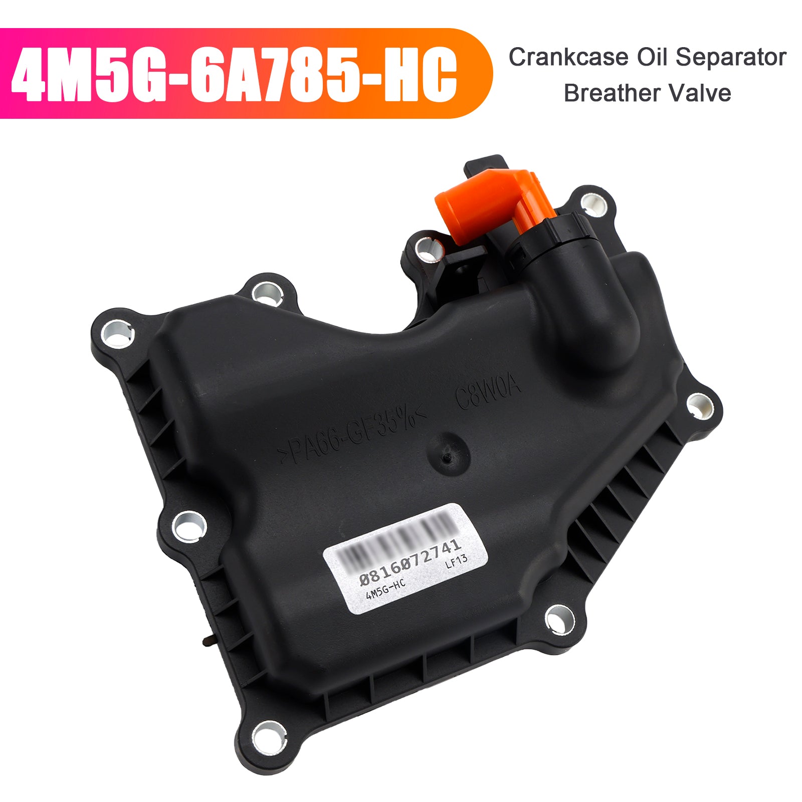 4M5G-6A785-HC Crankcase Oil Separator Breather Valve for Ford C-MAX S-MAX