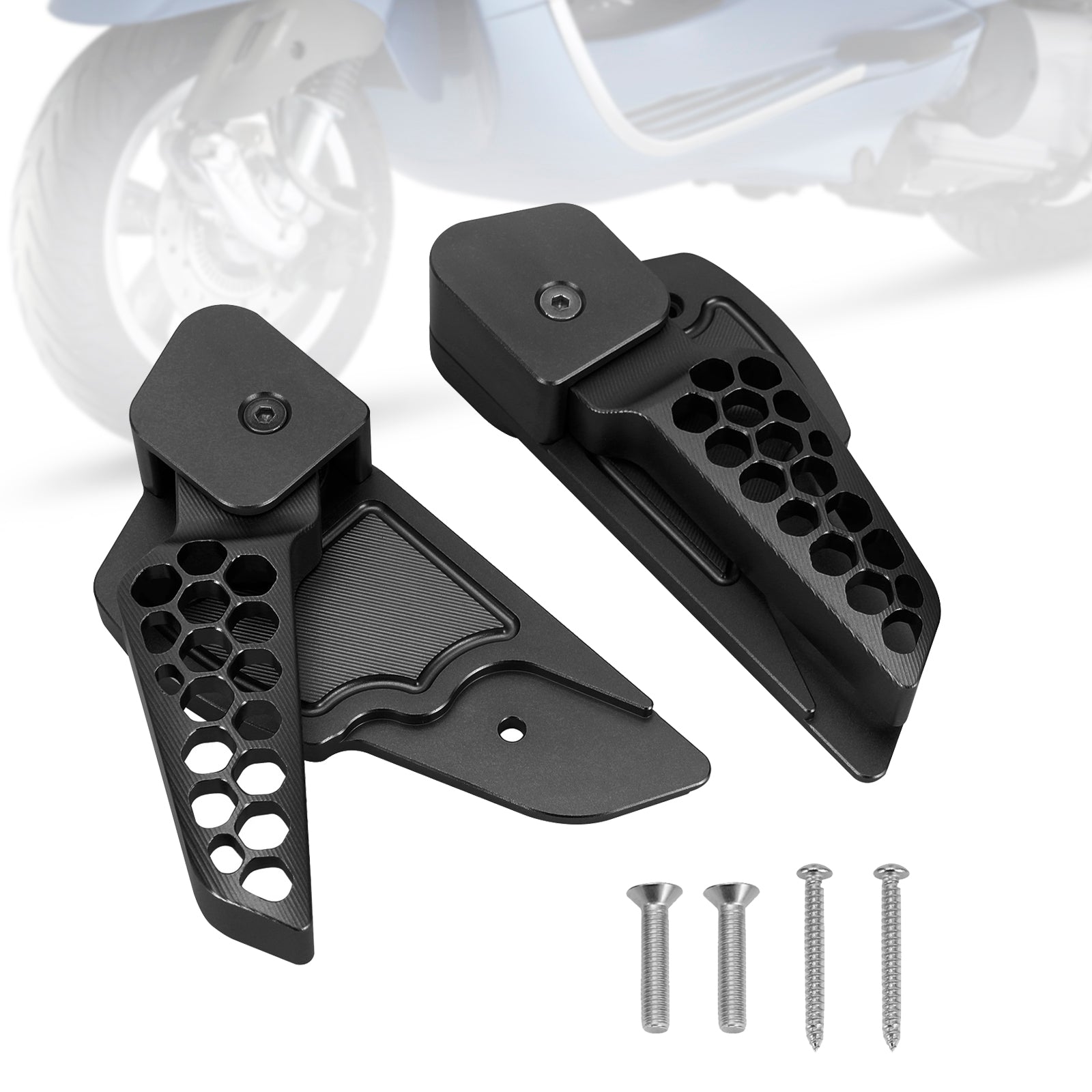 2017-2020 Vespa Primavera/Sprint 125 150 Rear Footrests Foot Peg Fedex Express