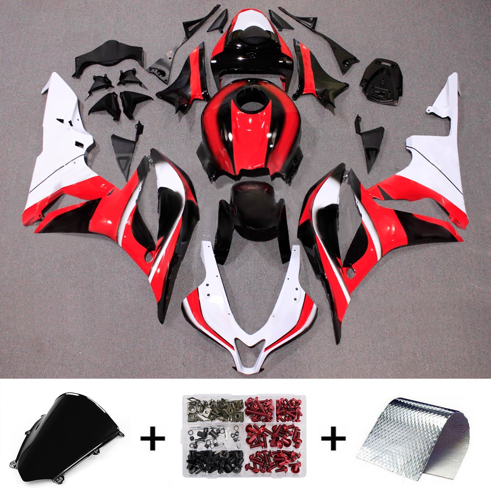 Injection Fairing Kit Bodywork Plastic ABS For Honda CBR600RR 2007-2008 F5