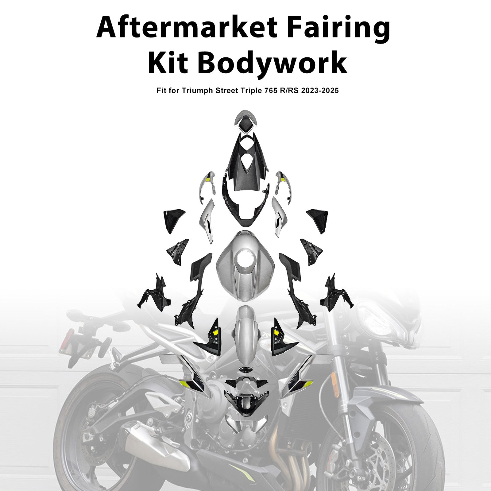 Injection Bodywork Fairing Kit for Street Triple 765 R/RS 2023-2025