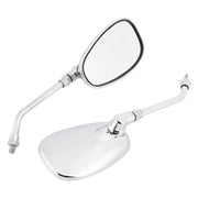Pair Black M10 Rearview Mirrors For Yamaha V-Star XVS650 1998-2004 XVS1100 00-09