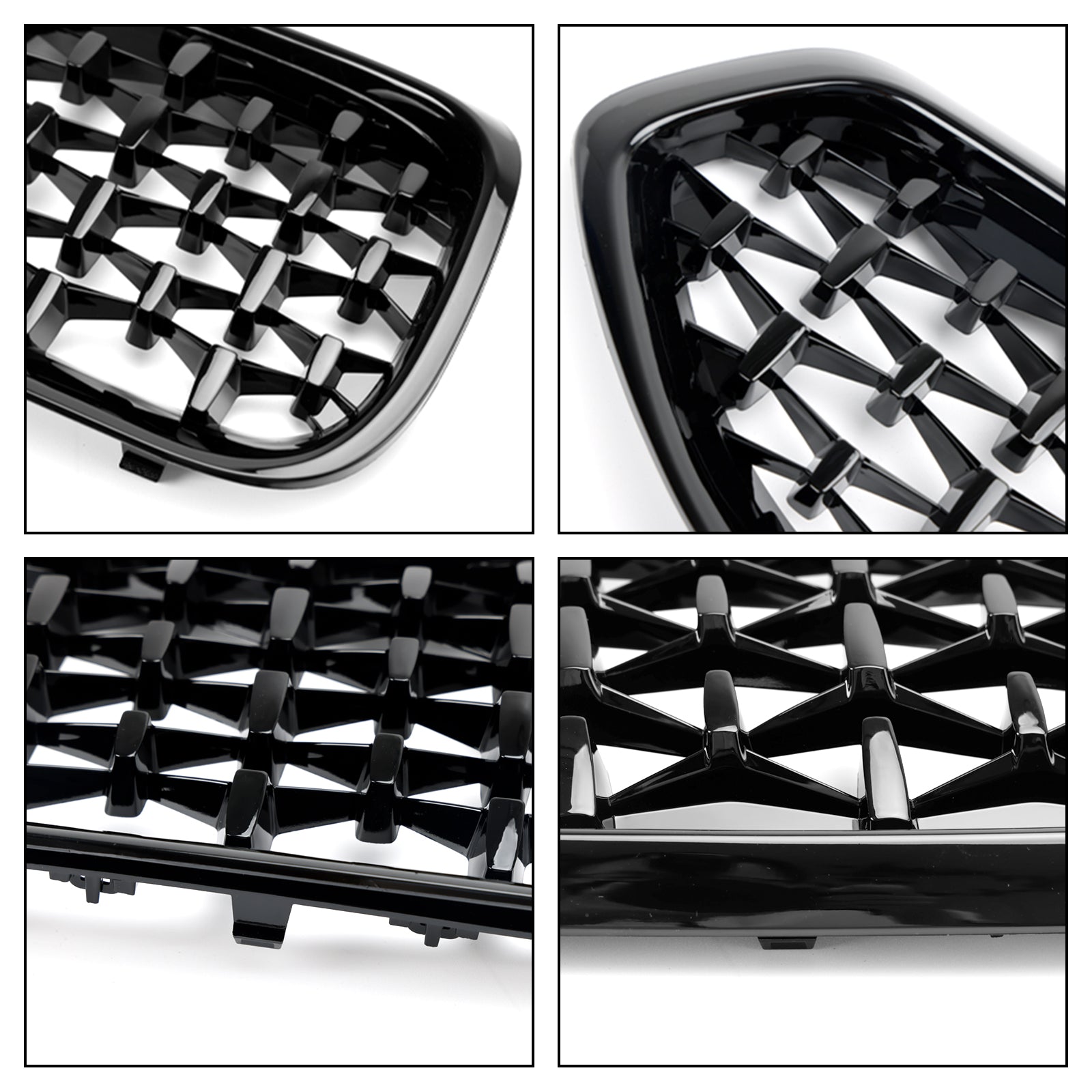 2019-2023 BMW G29 Z4 Diamond Style Gloss Black Front Kidney Grill Grille