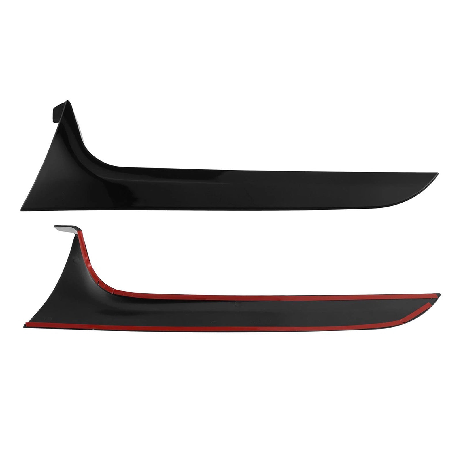 2012-2018 Audi A6 C7 Allroad Avant Gloss Black Pair Rear Window Side Wing Spoiler