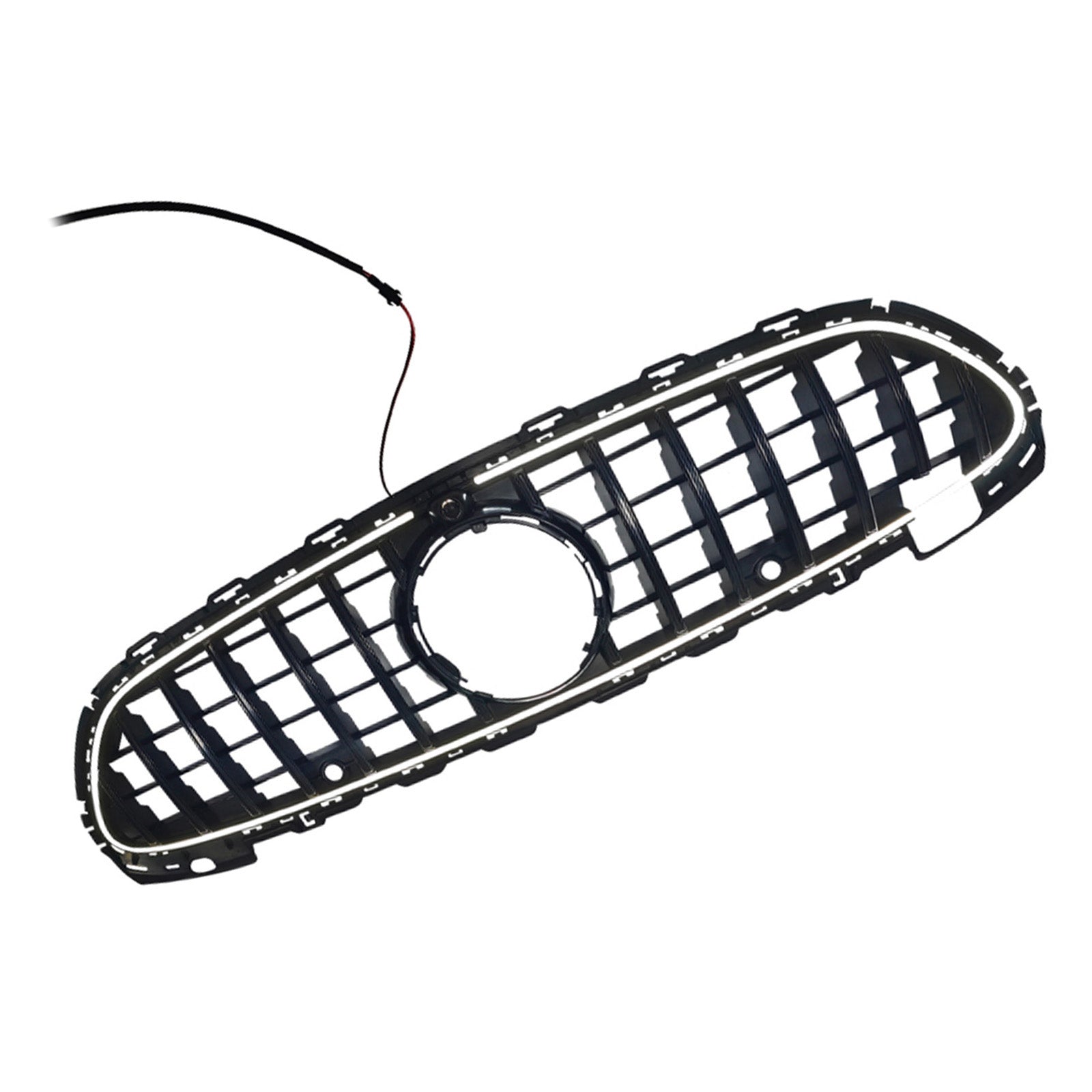 2022-2026 Fit Mercedes Benz W206 W/Camera GTR-Style Front Bumper Grille Grill