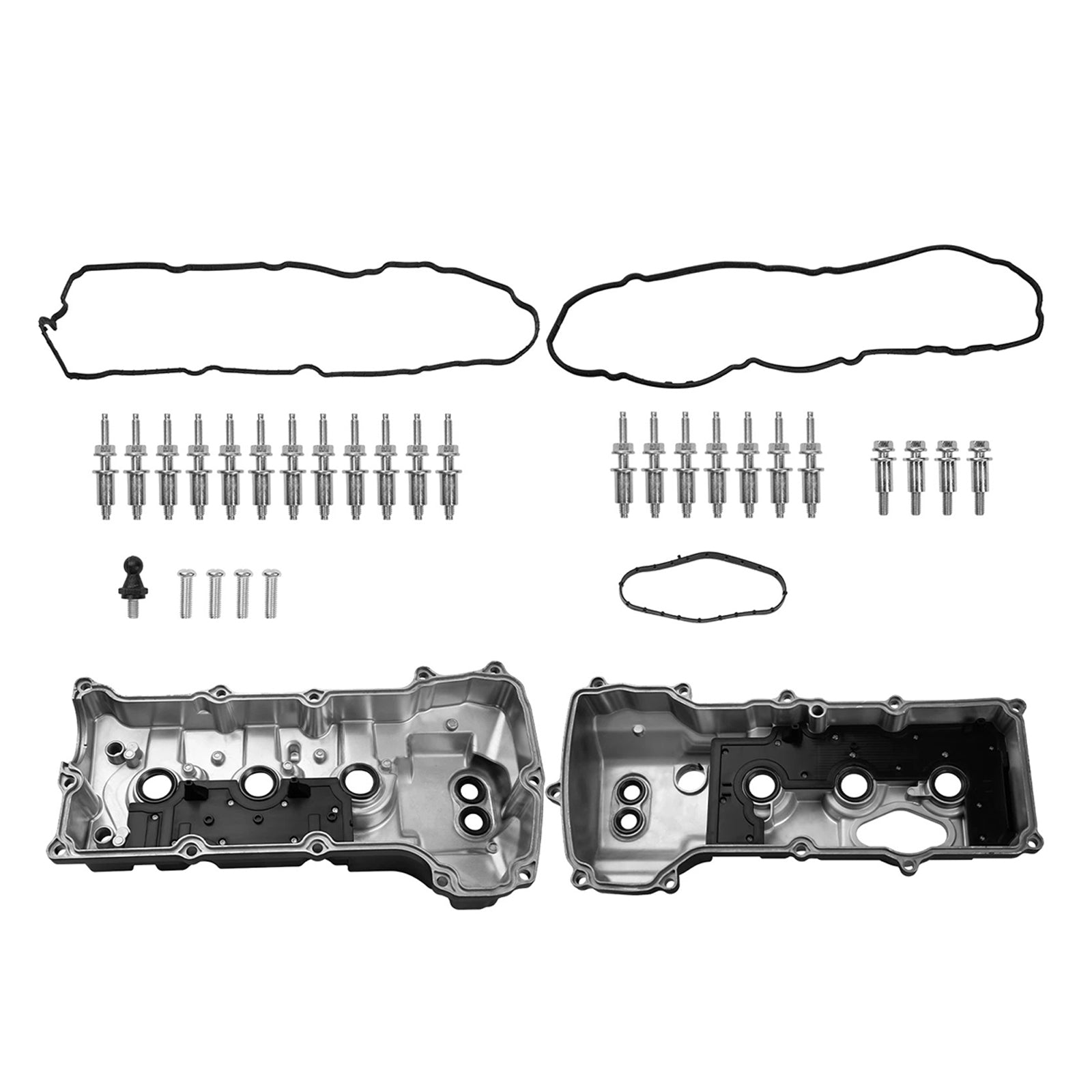 DL3Z6582C Left+Right Pair Valve Covers For 2015-2023 Ford Transit-350/350 HD 3.5L V6 BL3Z6582H