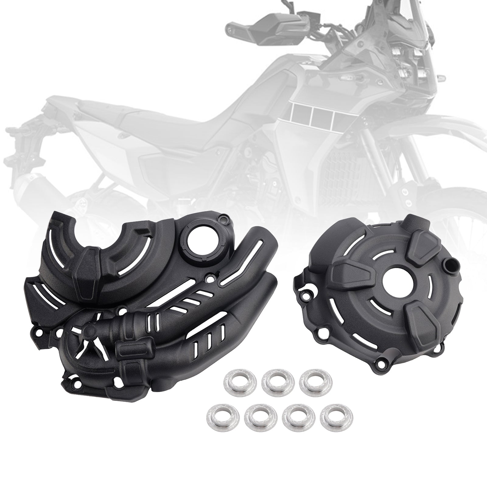 2019-2024 YAMAHA MT-07 Engine Guards Protective Engine Housing Black