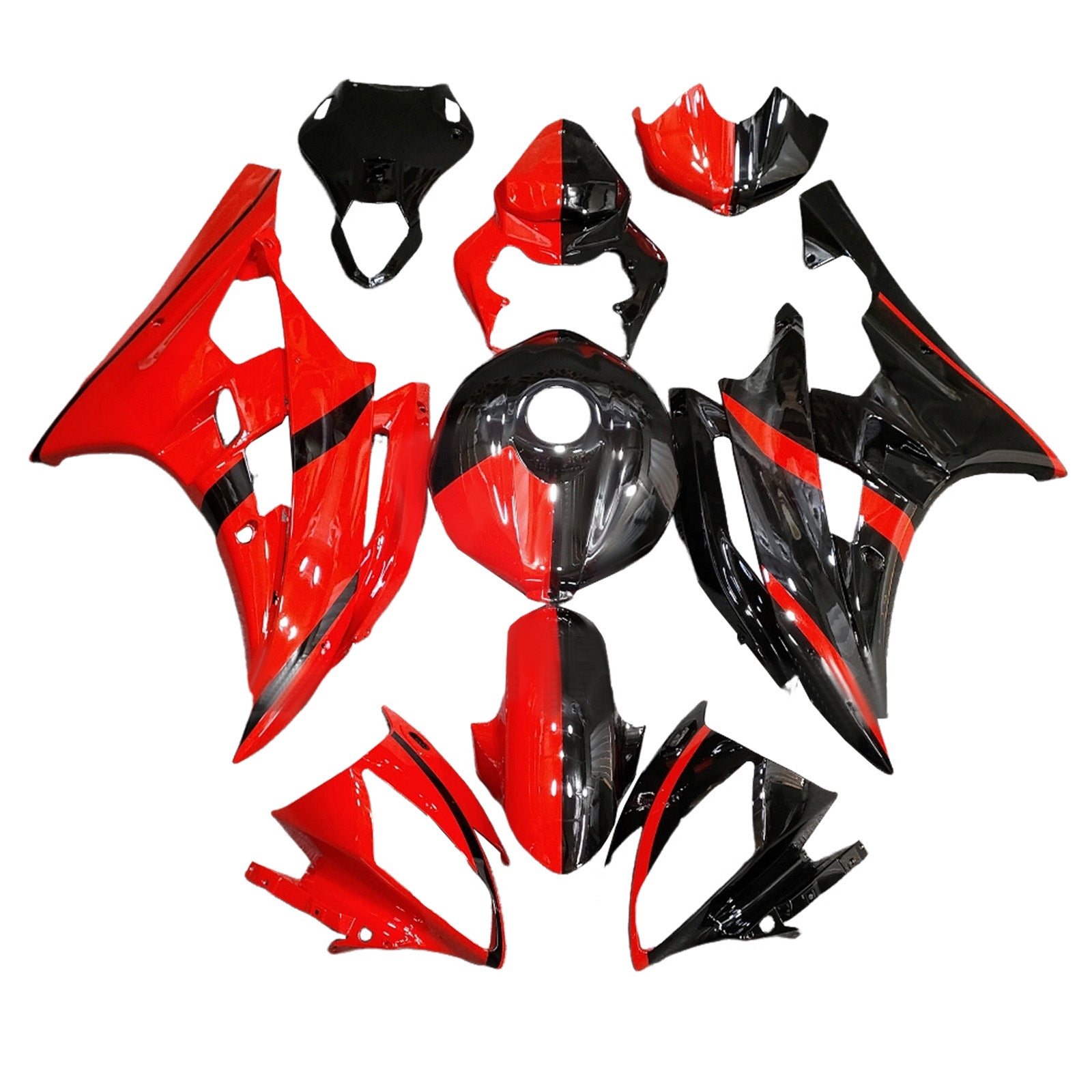 Injection Fairing Kit Bodywork Plastic ABS For Yamaha YZFR6 YZF-R6 2006-2007