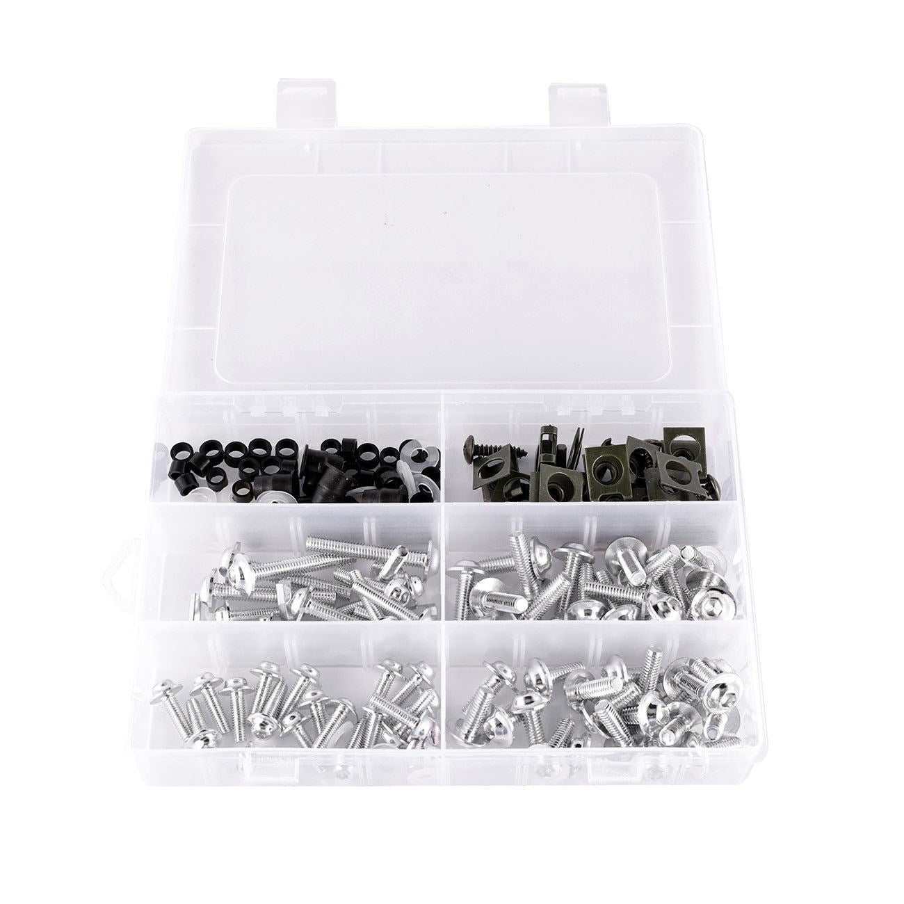 177X Fairing Fender Fastener Kit Body Work Screws Bolts Washers Motorcycle SIL