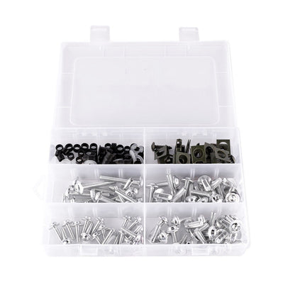 177X Fairing Fender Fastener Kit Body Work Screws Bolts Washers Motorcycle SIL