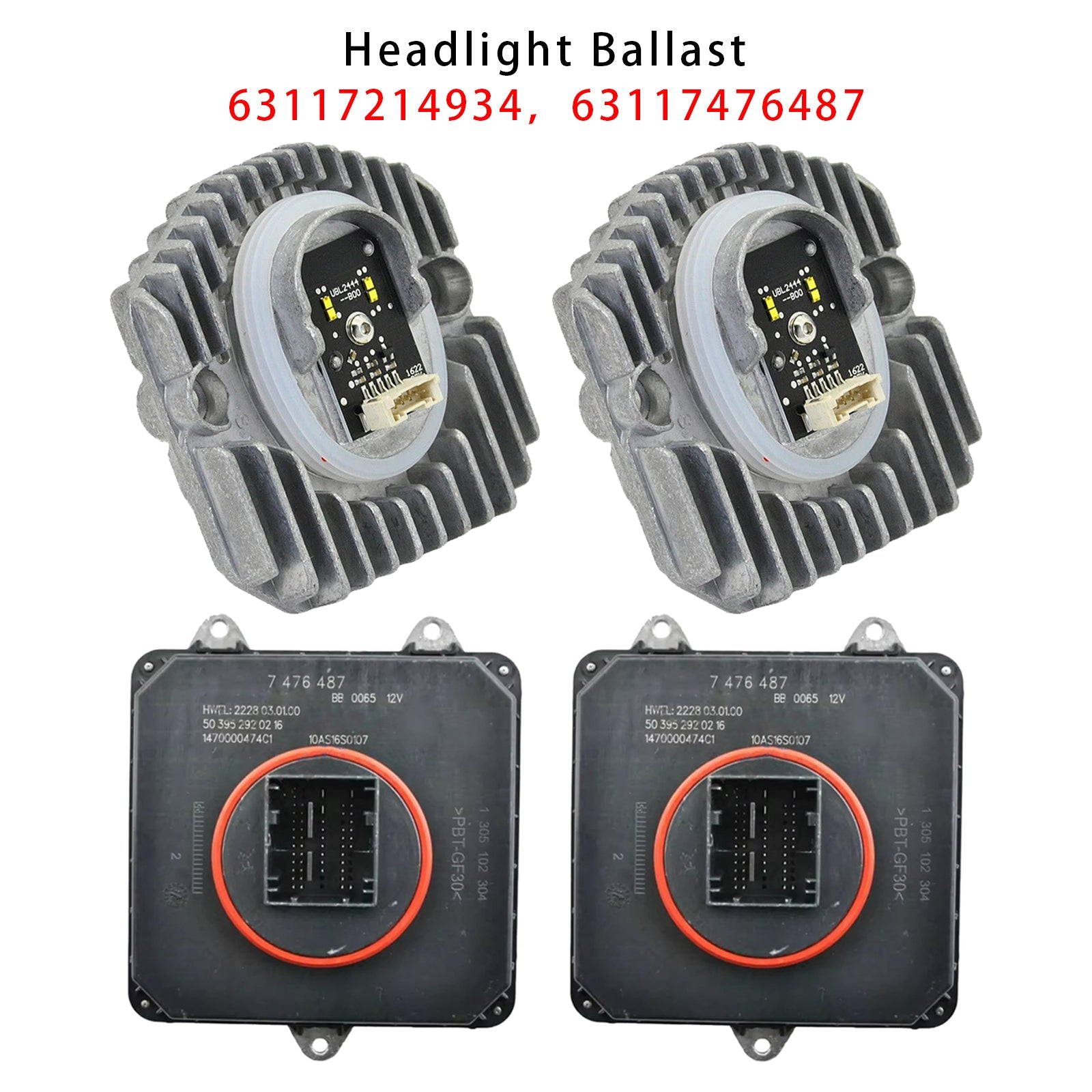 2017-2019 BMW 5 Series G30 Low Version LED Headlight Ballast