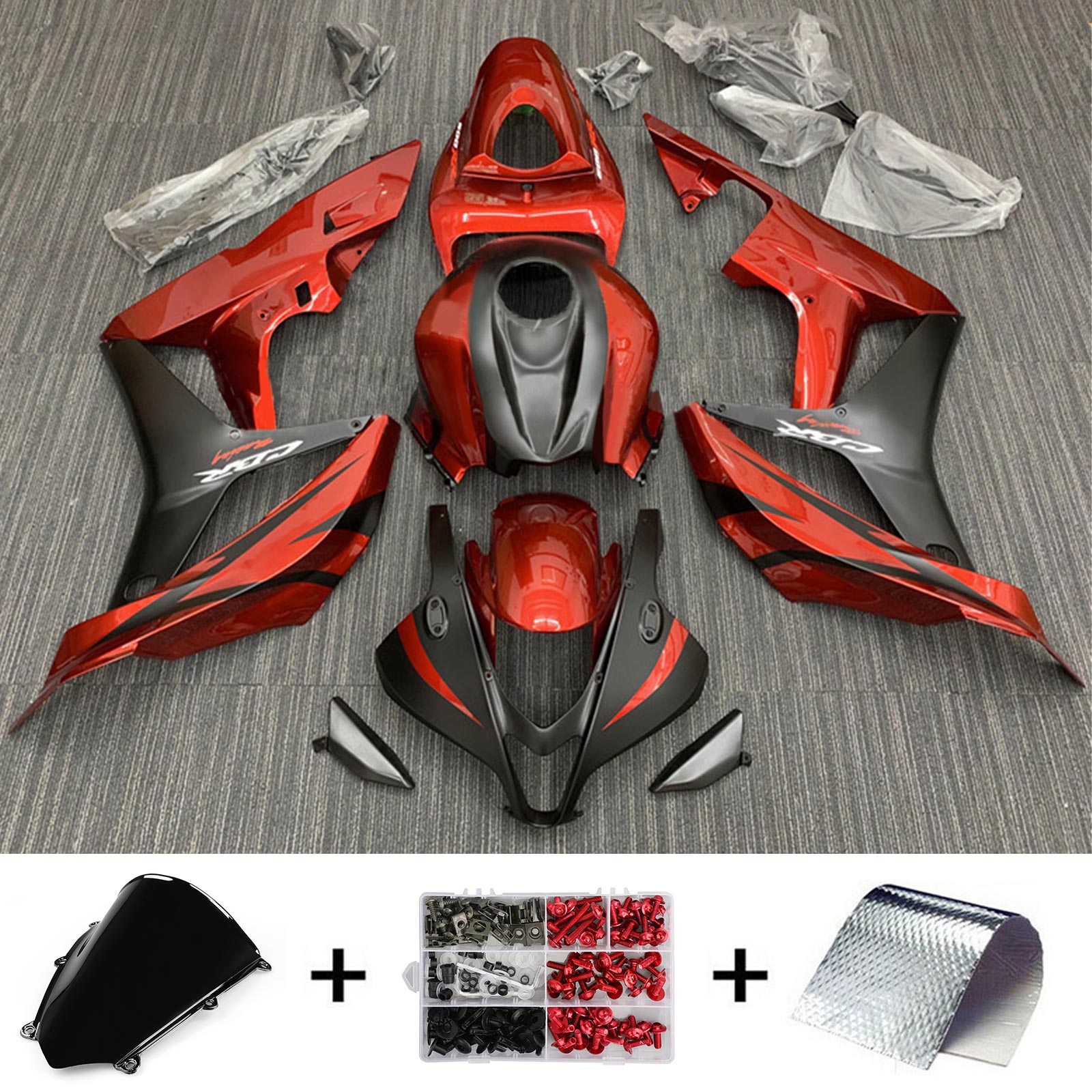 2007-2008 Honda CBR600RR F5 Fairing Kit Bodywork Plastic ABS