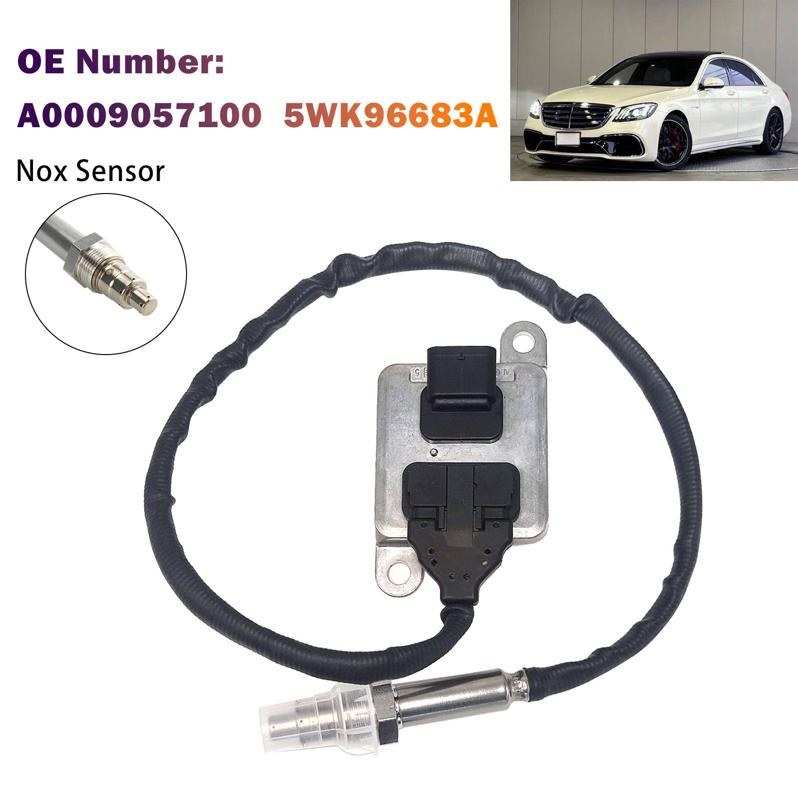 Nitrogen Oxide Sensor A0009057100 5WK96683A For Mercedes W463 W164 W166 W205 W212 W222