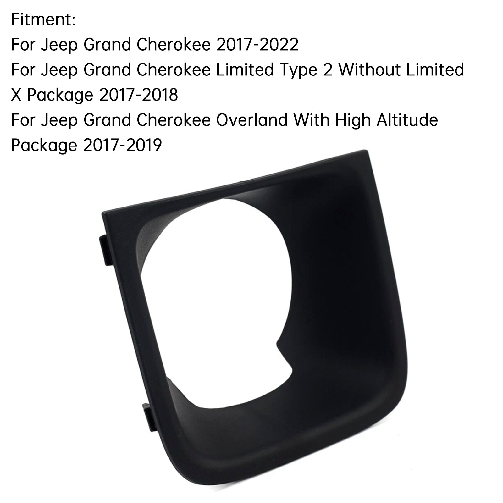 Adaptive Cruise Control Bezel Cover Black 68262018AA For Jeep Grand 2017-2022