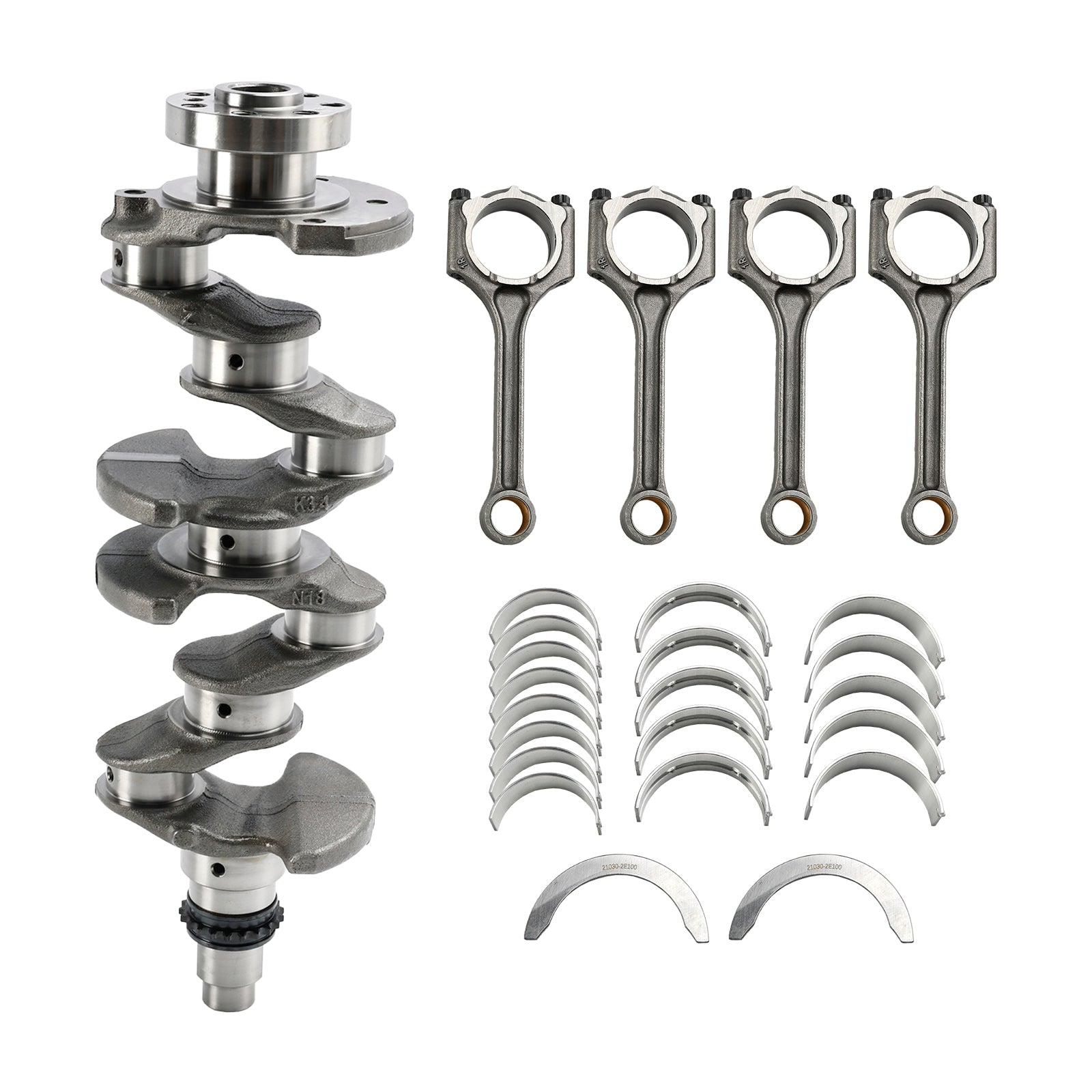 2011–2017 Hyundai i30 (GD) G4NB 1.8L Engine Crankshaft & Rods & Bearings Set 622V62EH00
