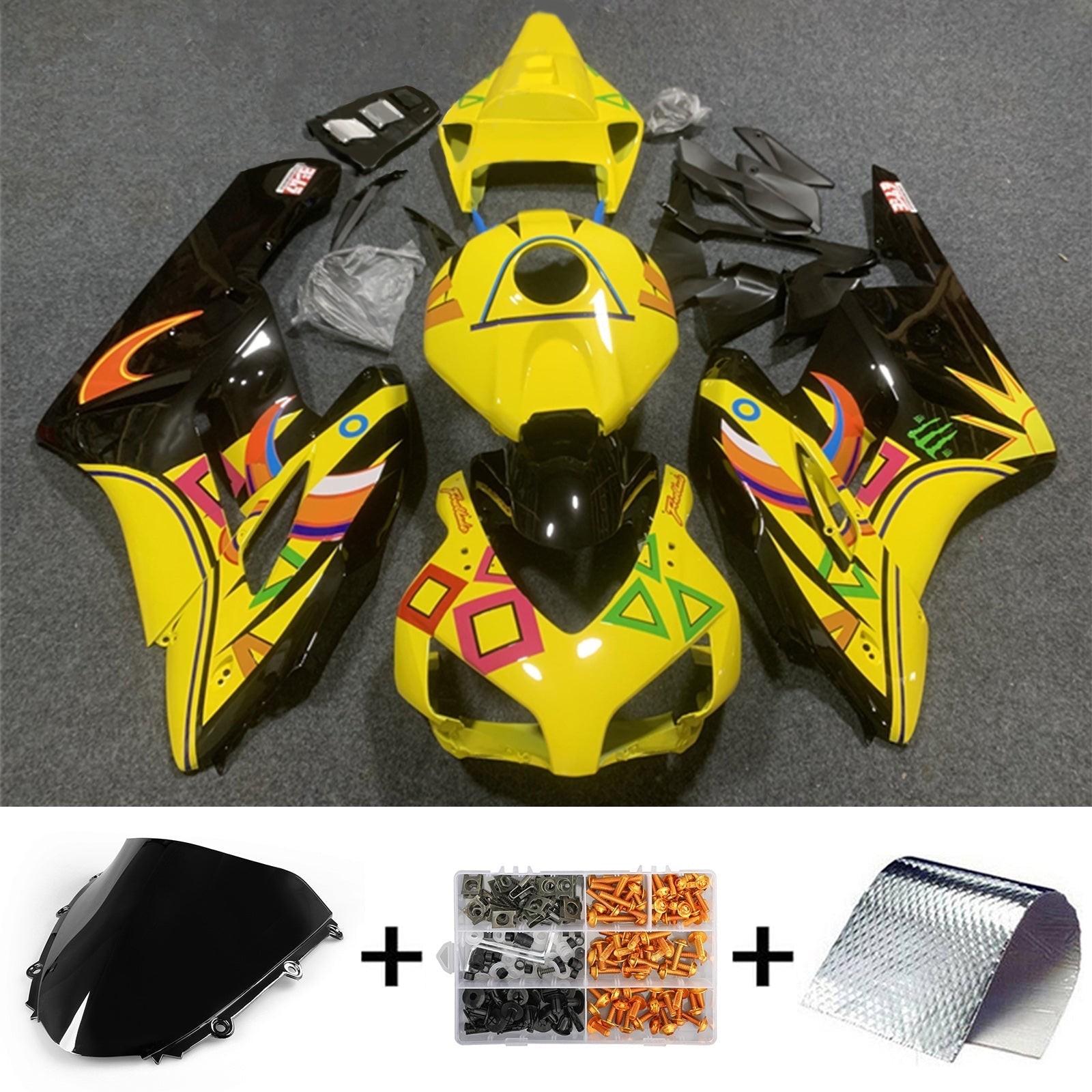 2004-2005 Honda CBR1000RR Fairing Kit Bodywork Plastic ABS