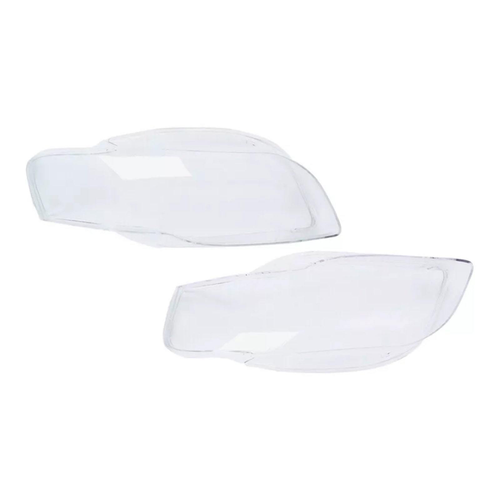2005-2008 Audi A4 B7 8E 2PCS Front Headlight Glass Clear Cover