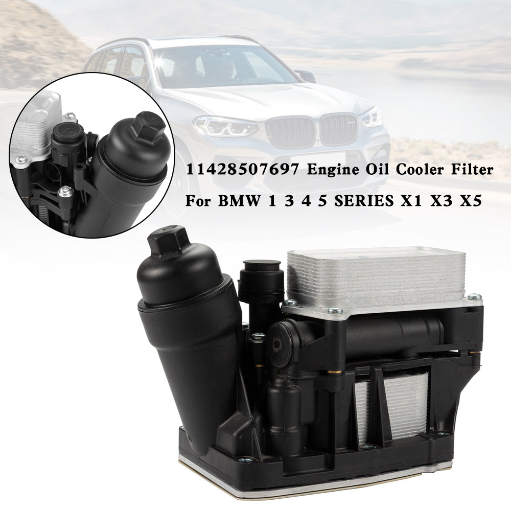 2012-2017 BMW 6 Series F13 640d xDrive 3.0 Coupe Engine Oil Cooler Filter 11428507697