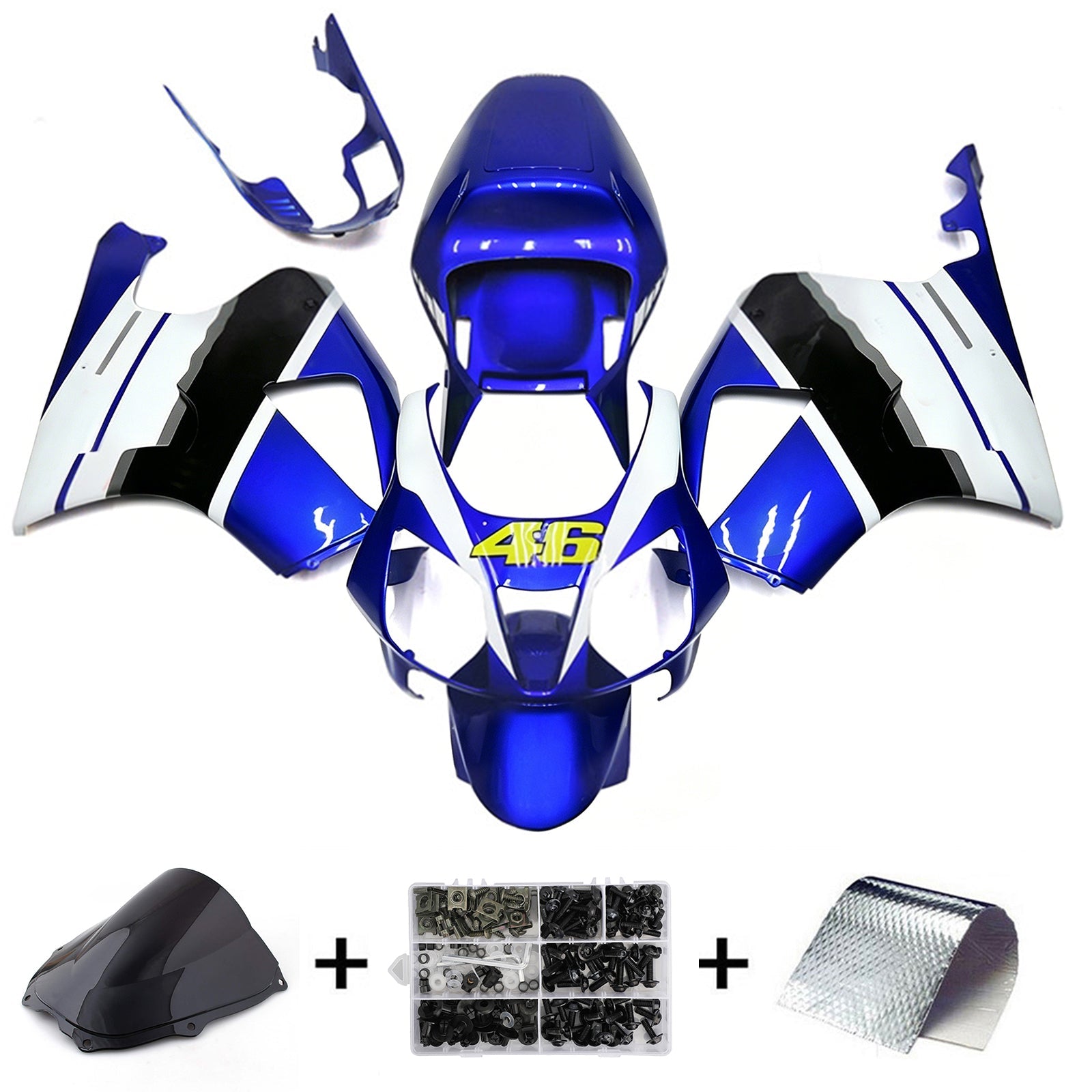 Injection Fairing Kit Bodywork Plastic ABS For Honda VTR1000 RC51 2000-2006