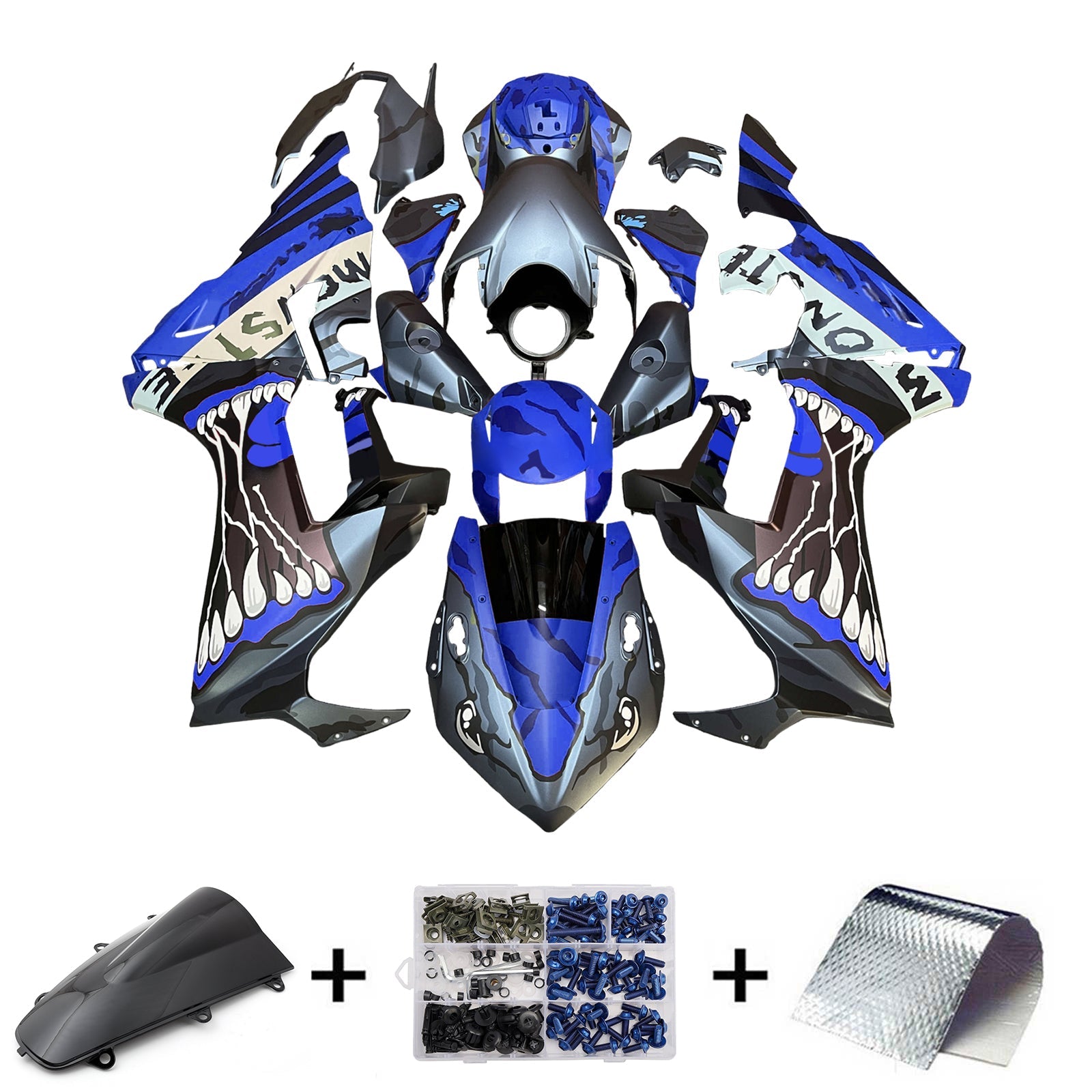 Injection Fairing Kit Bodywork Plastic ABS For Honda CBR1000RR 2017-2023