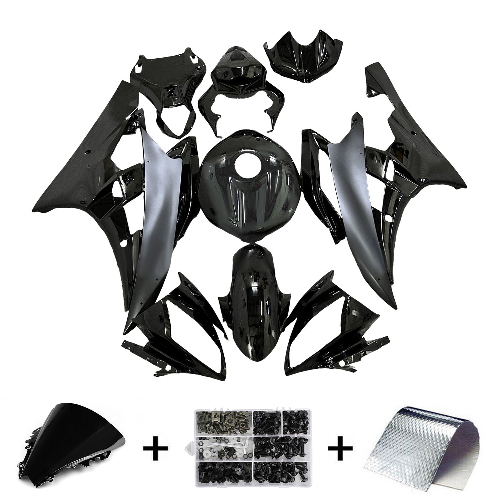 Injection Fairing Kit Bodywork Plastic ABS For Yamaha YZFR6 YZF-R6 2006-2007