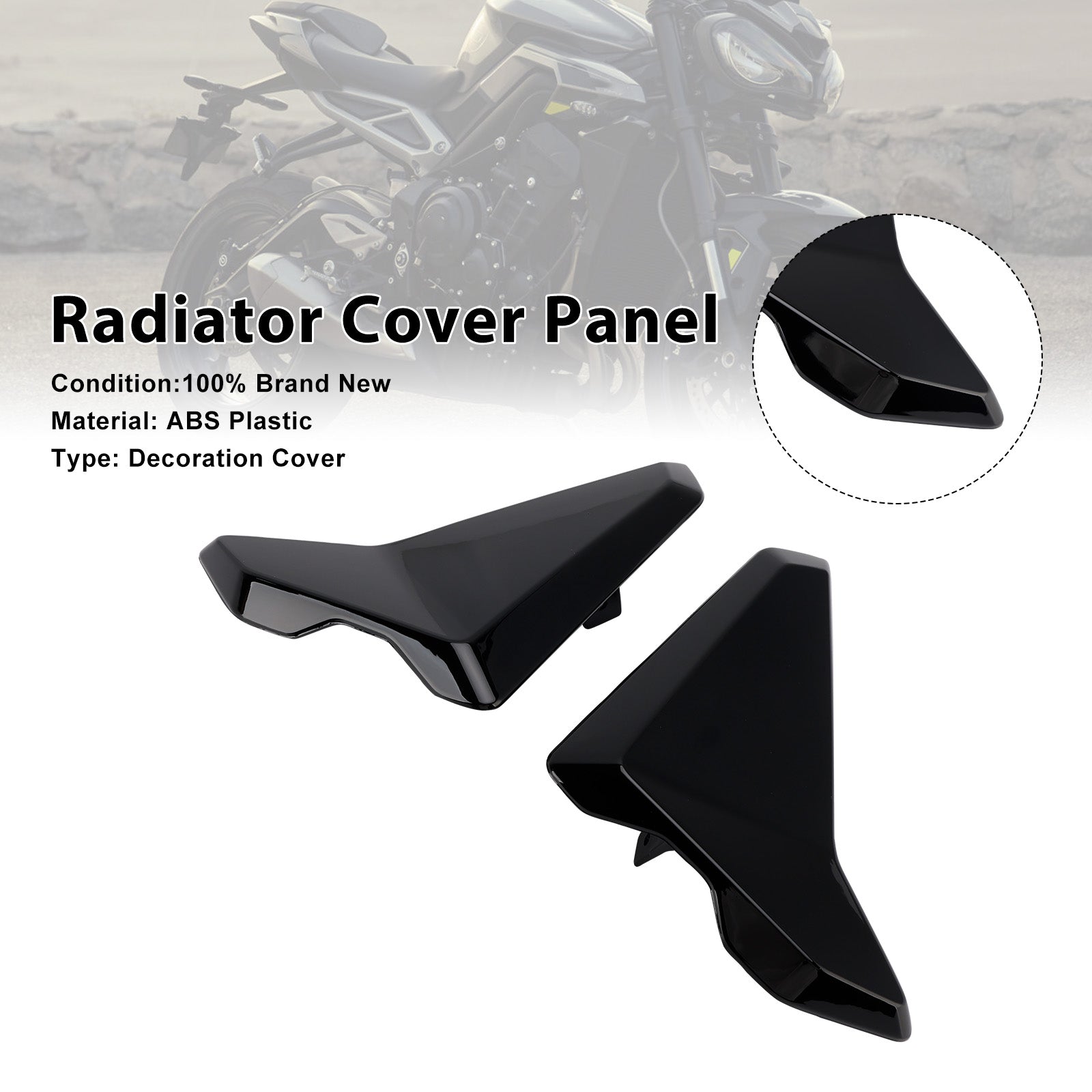 2023-2025 Street Triple 765 R/RS Radiator Side Cover Fairing Panels