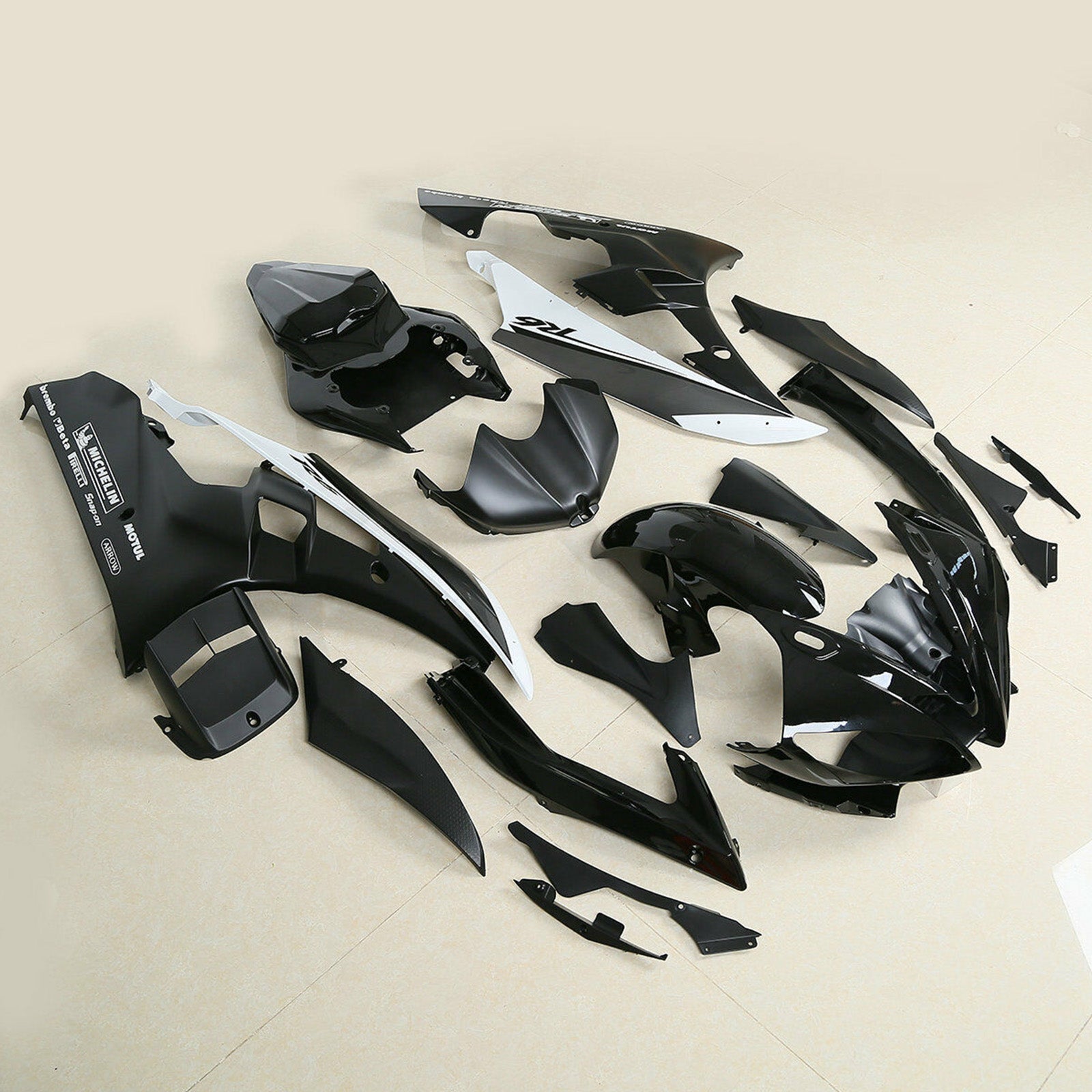 2006-2007 Yamaha YZF R6 YZF-R6 INJECTION Plastic Fairing Bodywork Kit #25