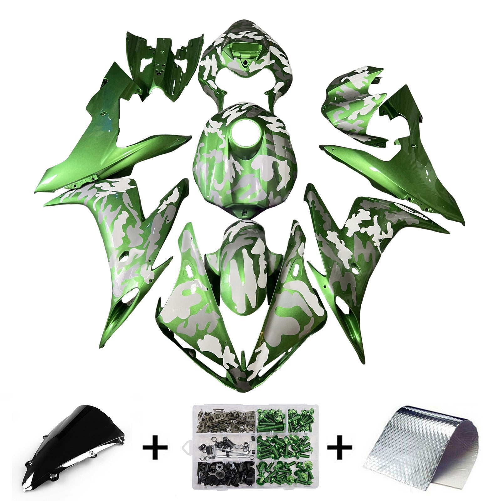 Injection Fairing Kit Bodywork Plastic ABS For Yamaha YZFR1 YZF-R1 2004-2006