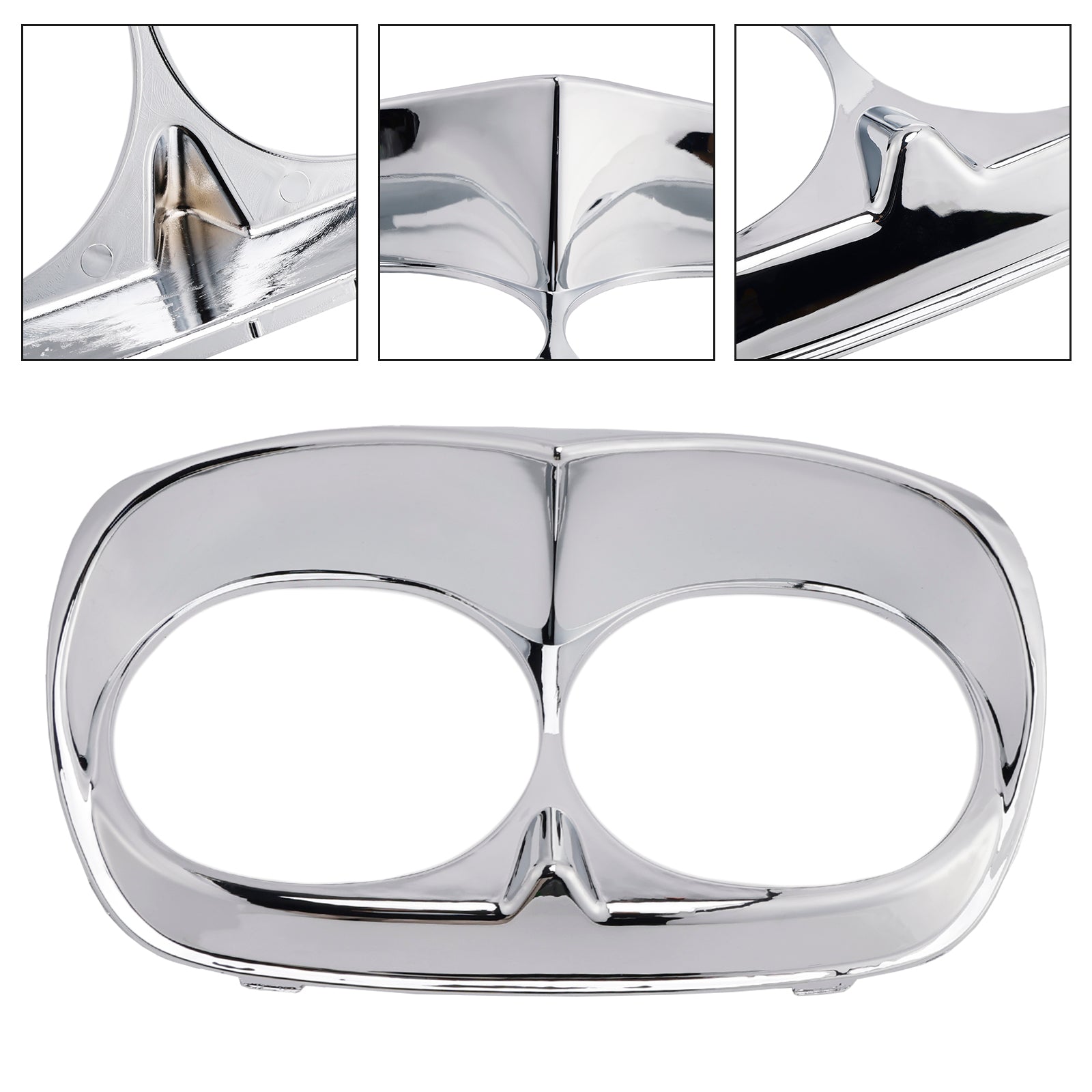 Dual Headlight Trim Bezel Cover Fairing For Road Glide 1998-2013