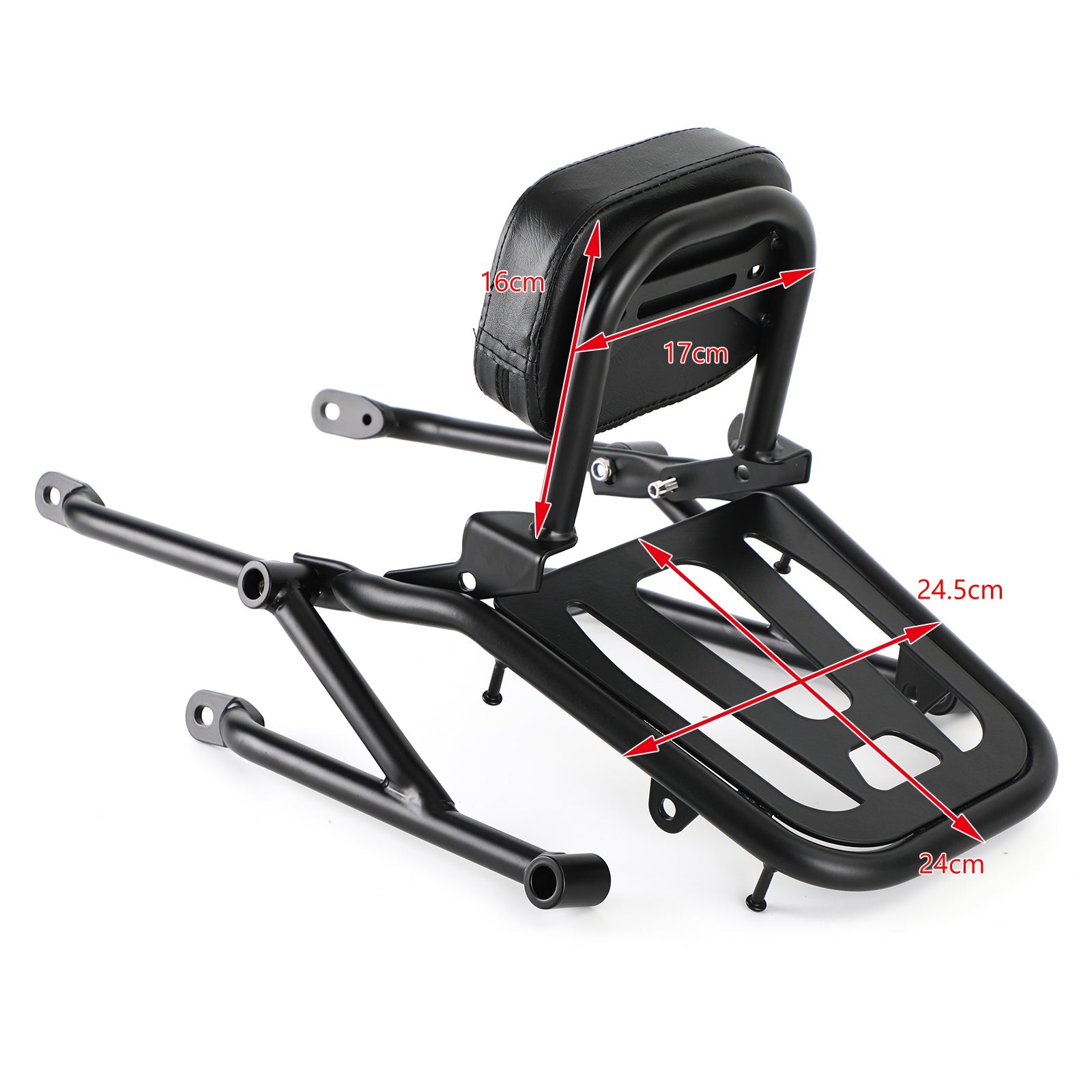 2017+ Honda REBEL CMX500 CMX300 Passenger Sissy Bar Backrest Luggage Rack