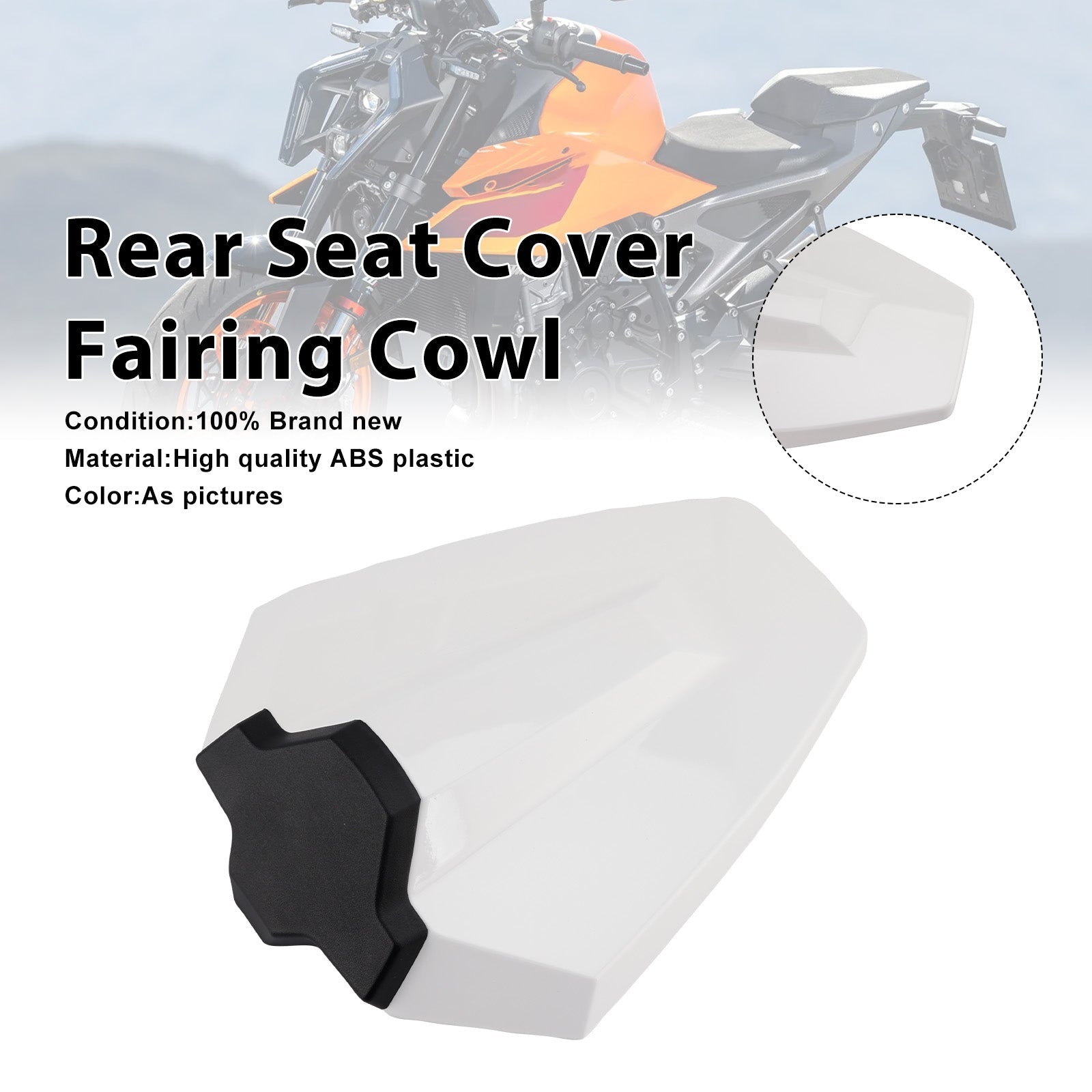 2024-2025 For Duke 990 Rear Pillion Seat Cover Fairing Cowl