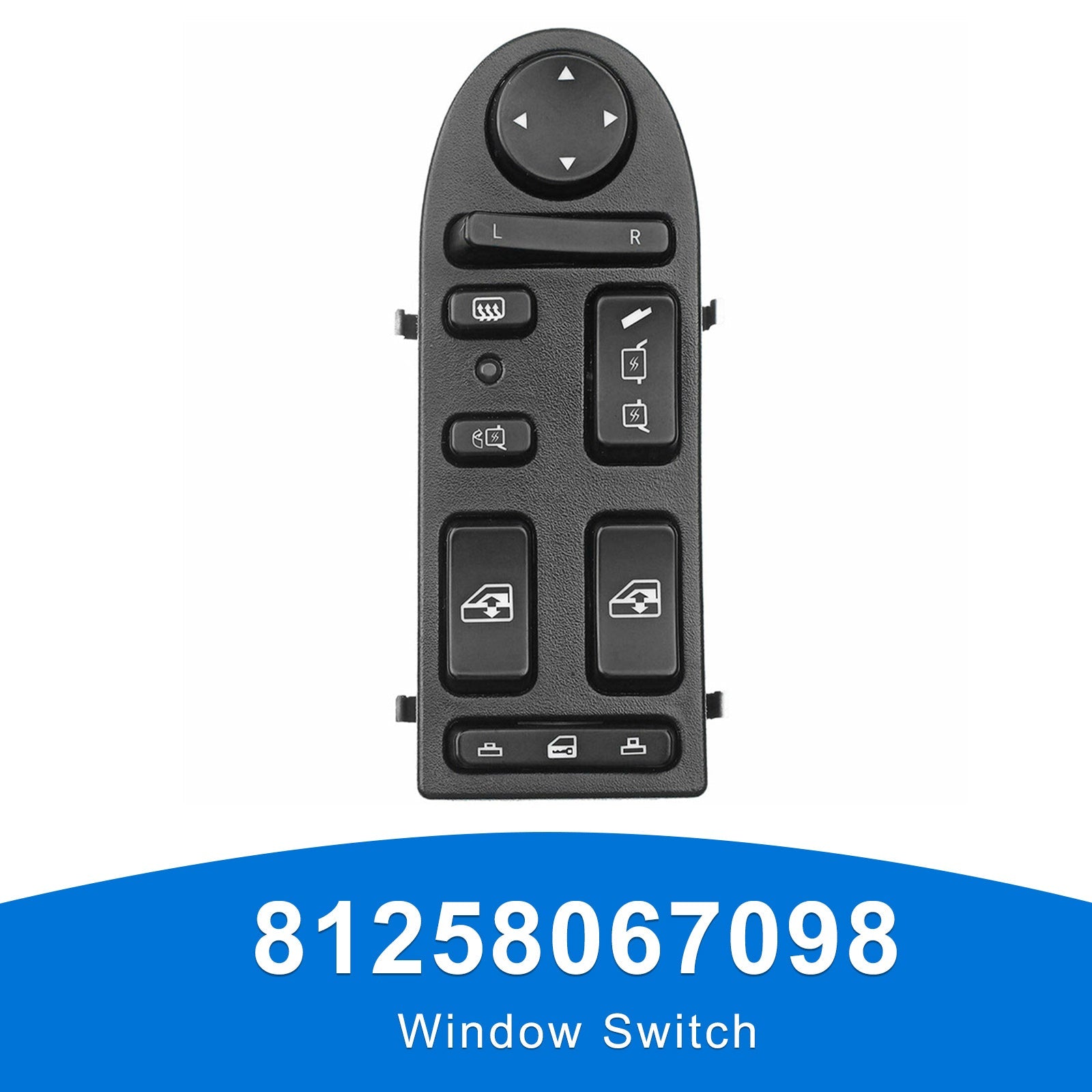Window Switch 81258067098 for Man Truck Power Lifter Transmission 81258067074