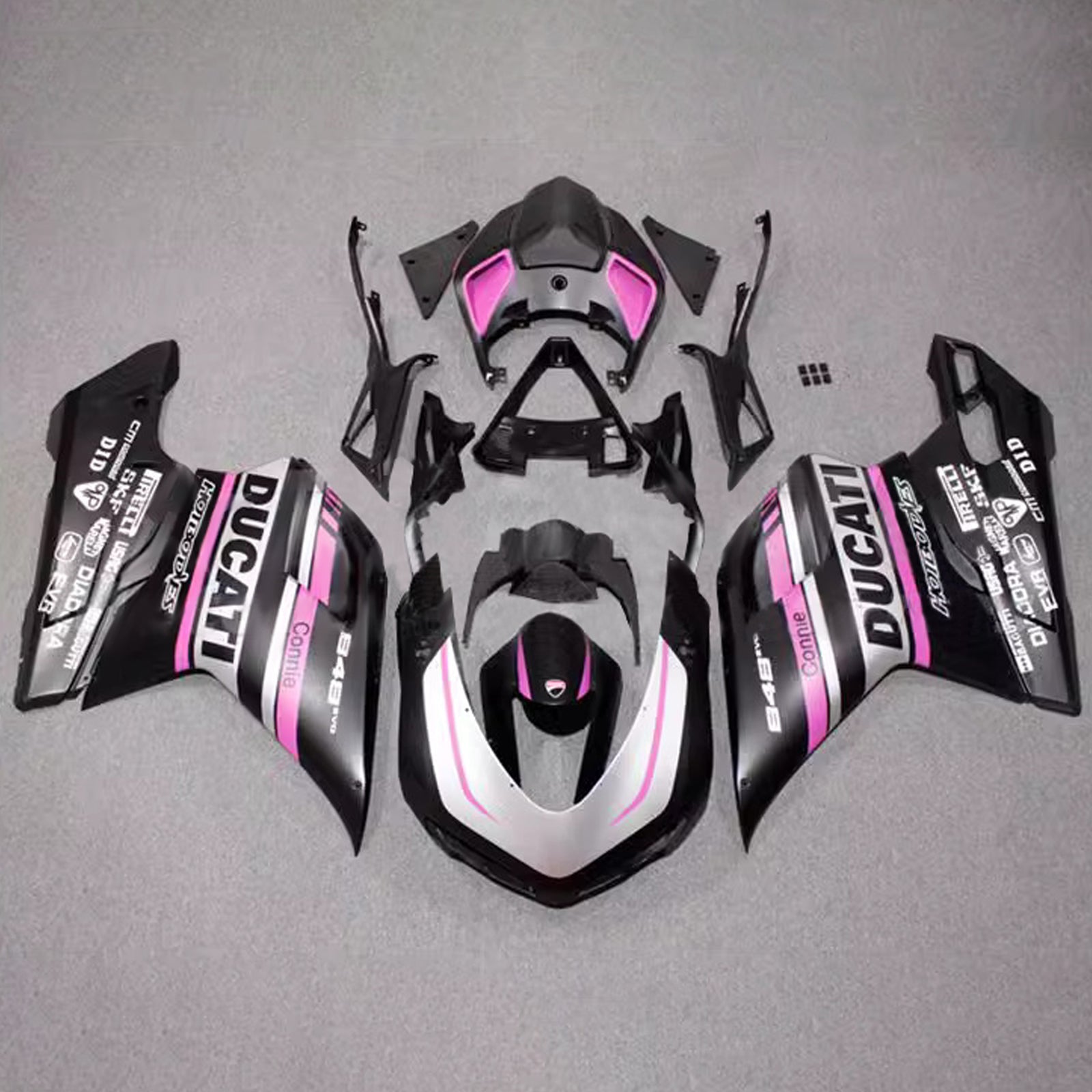 2007-2011 Ducati 1098 1198 848 Fairing Kit Bodywork ABS