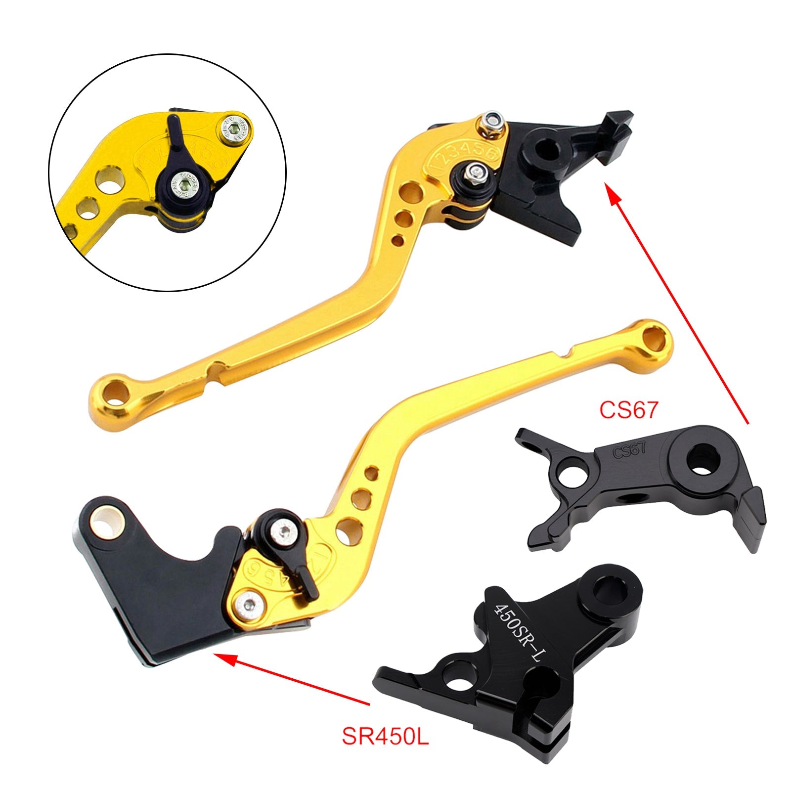 Long Clutch Brake Lever fit for VOGE DS900X 900DSX 2024-2026