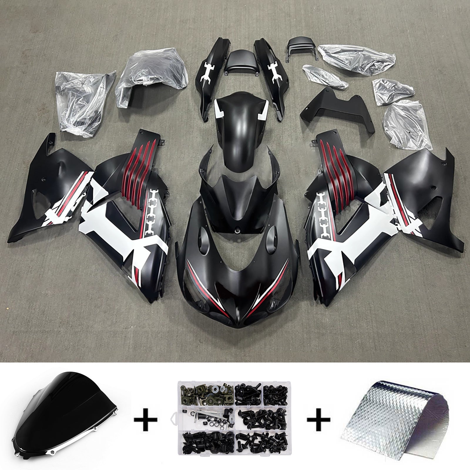 Injection Fairing Kit Bodywork fit For Kawasaki ZX14R ZZR1400 2012-2026