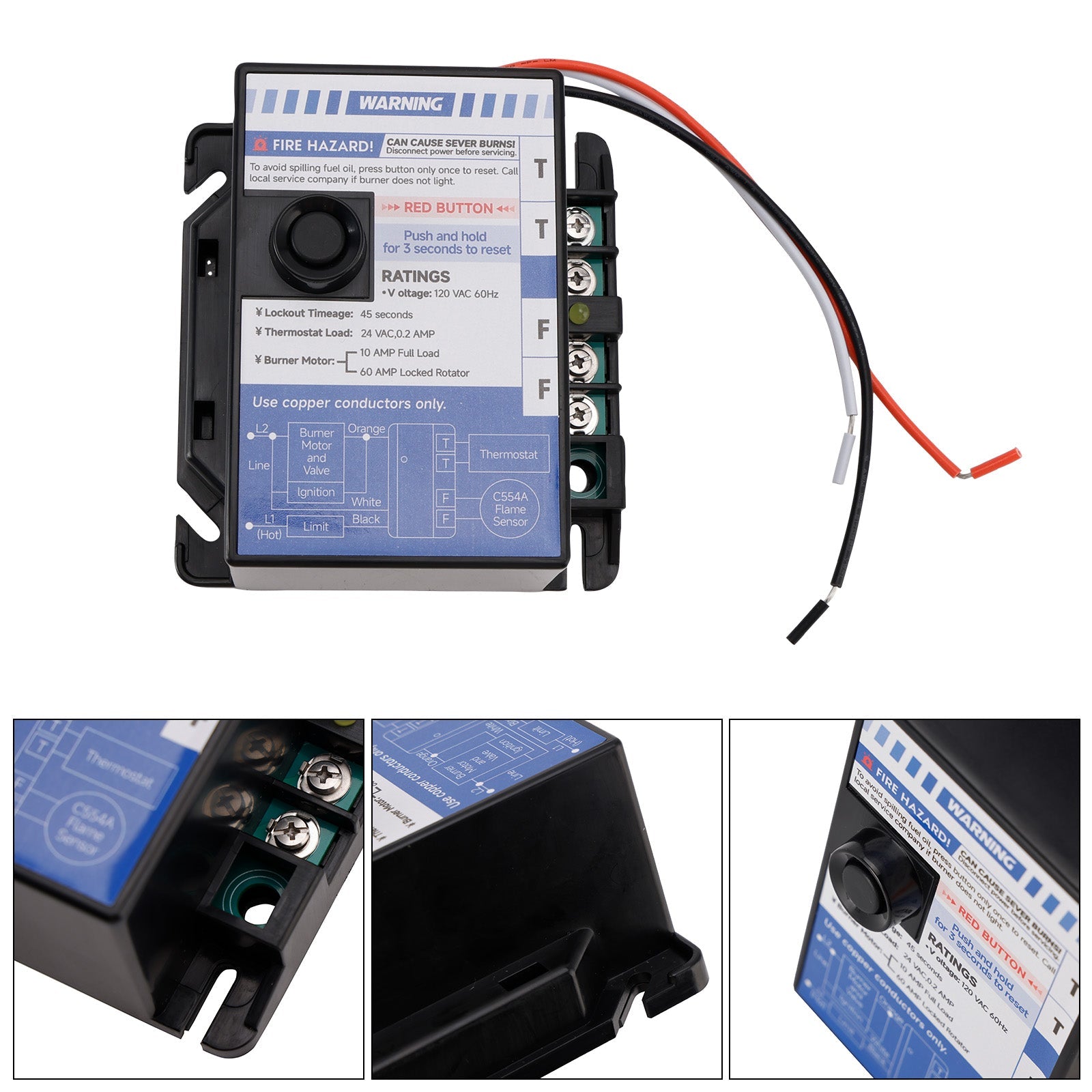 Intermittent Ignition Oil Primary Control Replaces ICM1503 R8184G