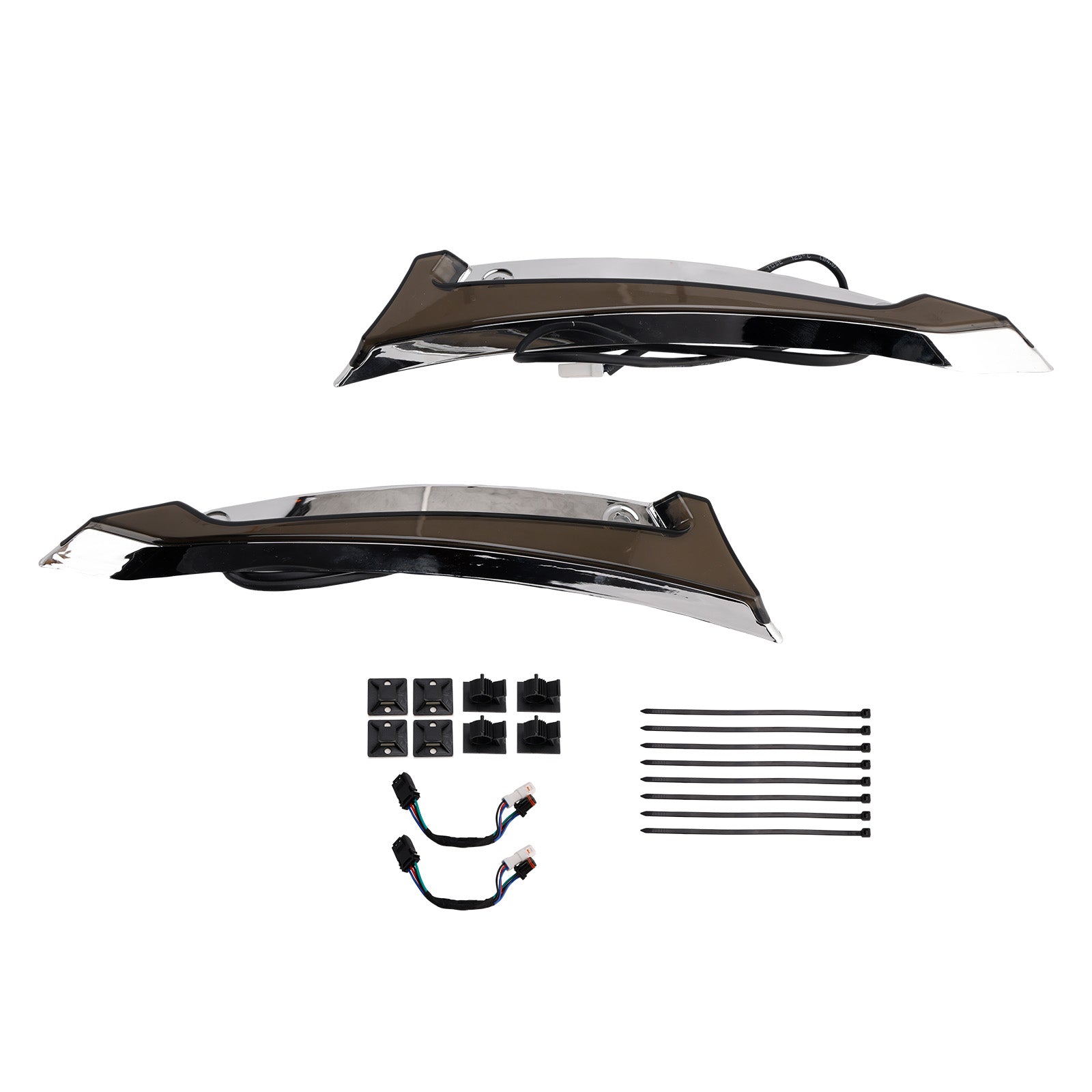 Windshield Trim LED Turn Signal Lights For Touring Road Glide 2014-2023
