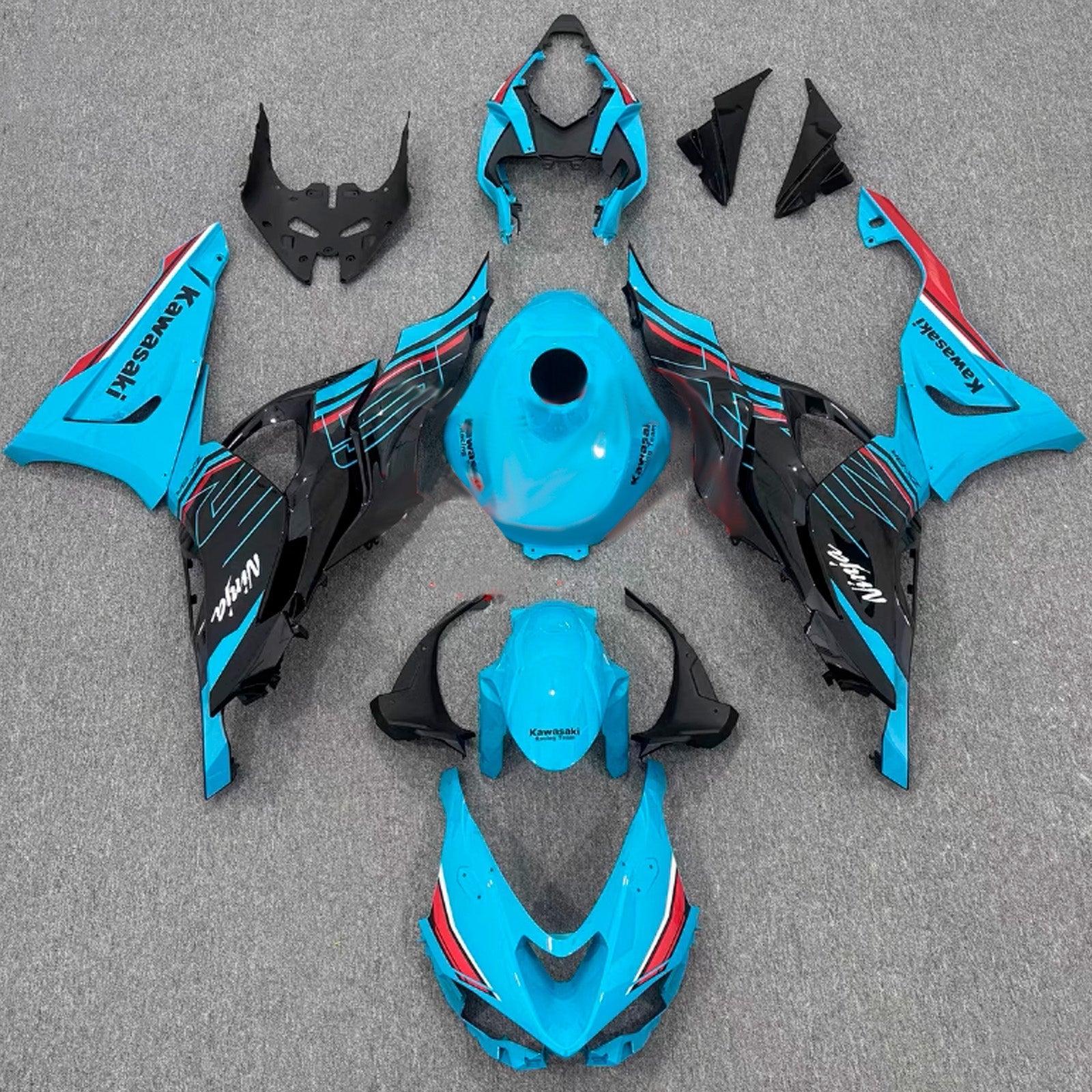 Injection Fairing Kit Bodywork Plastic ABS fit For Kawasaki ZX-6R 2024-2025