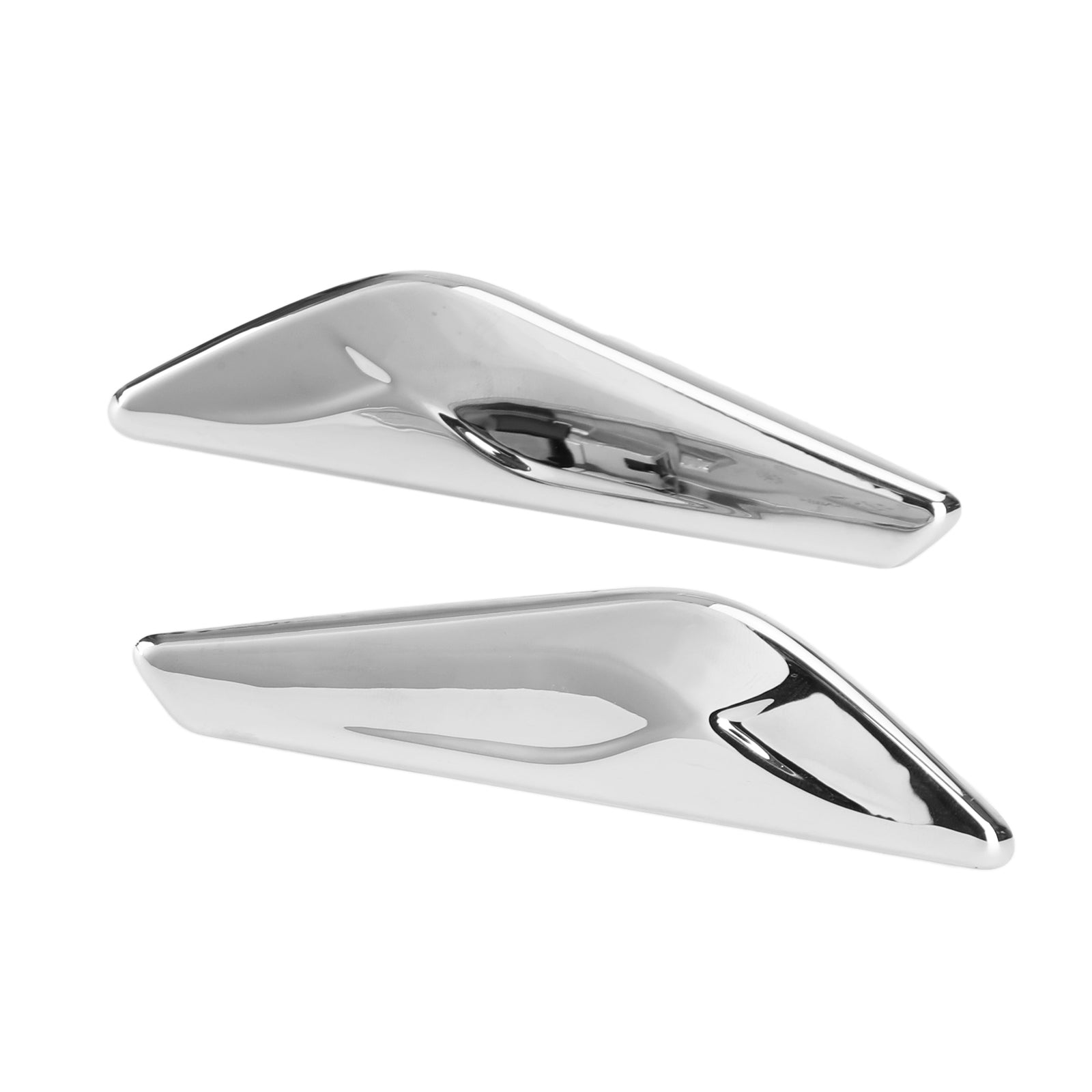BMW F25 F26 X3 Pair Chrome Front Side Fender Trim Finisher 51117338569/570 Generic